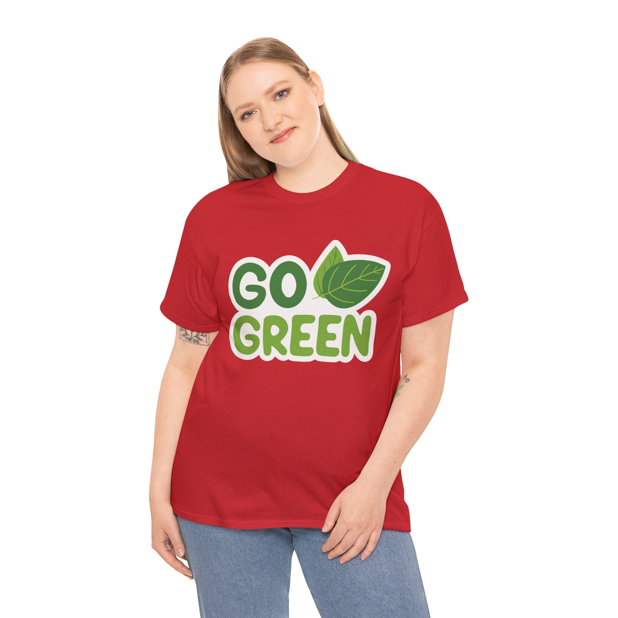 Earth Day Go Green T-Shirt: Eco-Friendly Tee for Environmental Enthusiasts