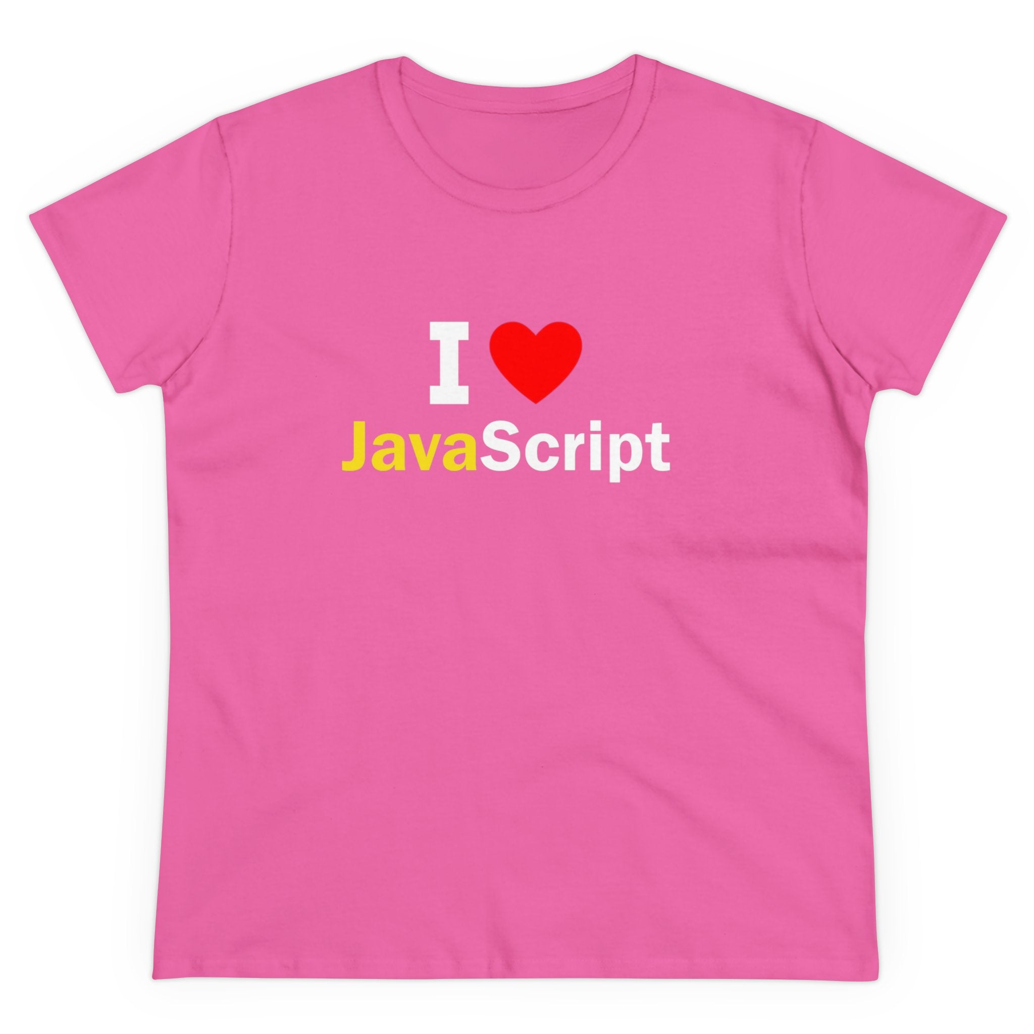 I love Java Script T shirt: JavaScript Lover' Graphic Tee - Trendy Programmer Shirt