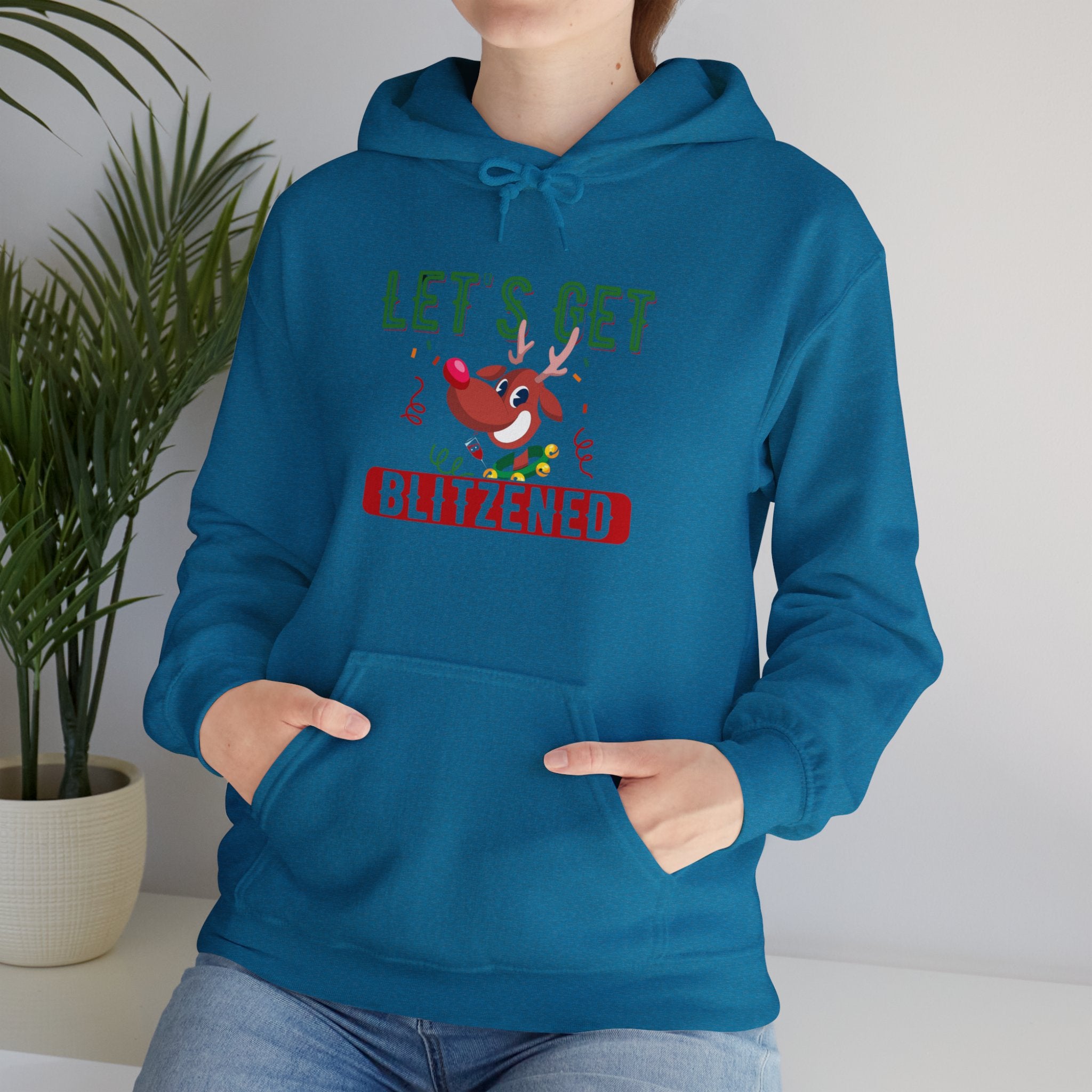 Let's Get Blitzened  Christmas Sweater for Men and Women,  Men and Womens Christmas sweatshirts, Christmas party top