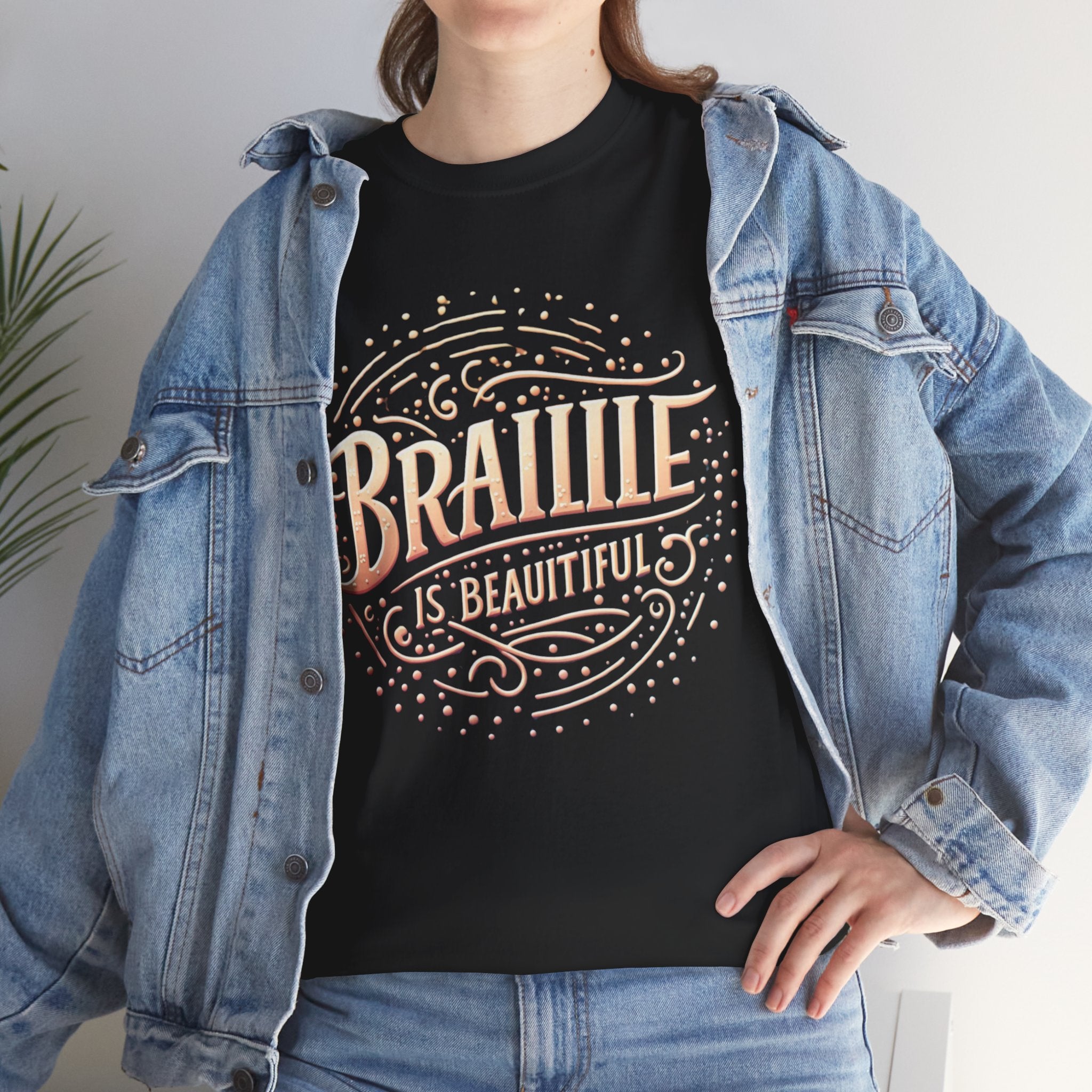 Braille is Beautiful T-Shirt: Embrace Inclusivity with Stylish Braille Design