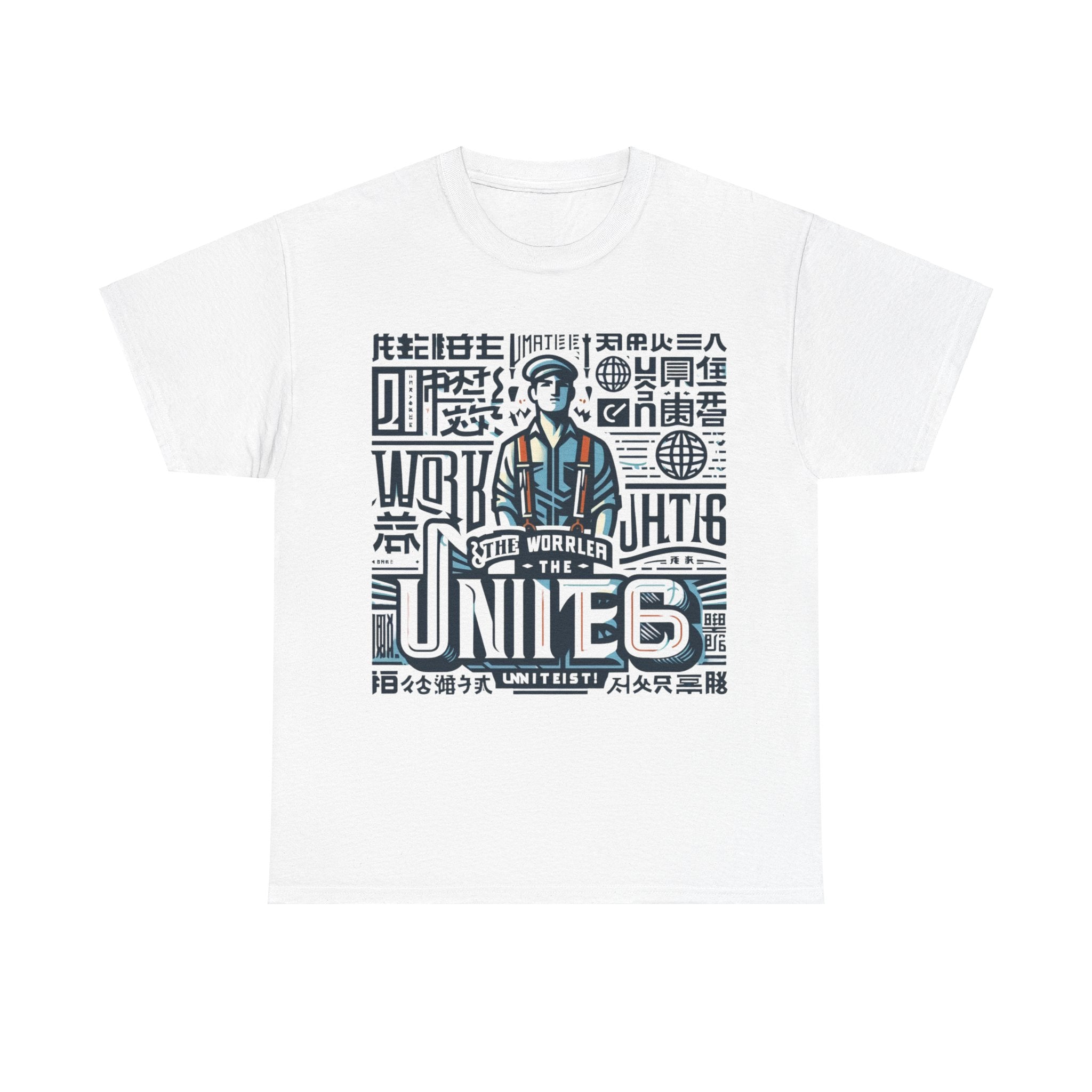 Workers of the World, Unite" Multilingual T-shirt | Solidarity Tee in Multiple Languages