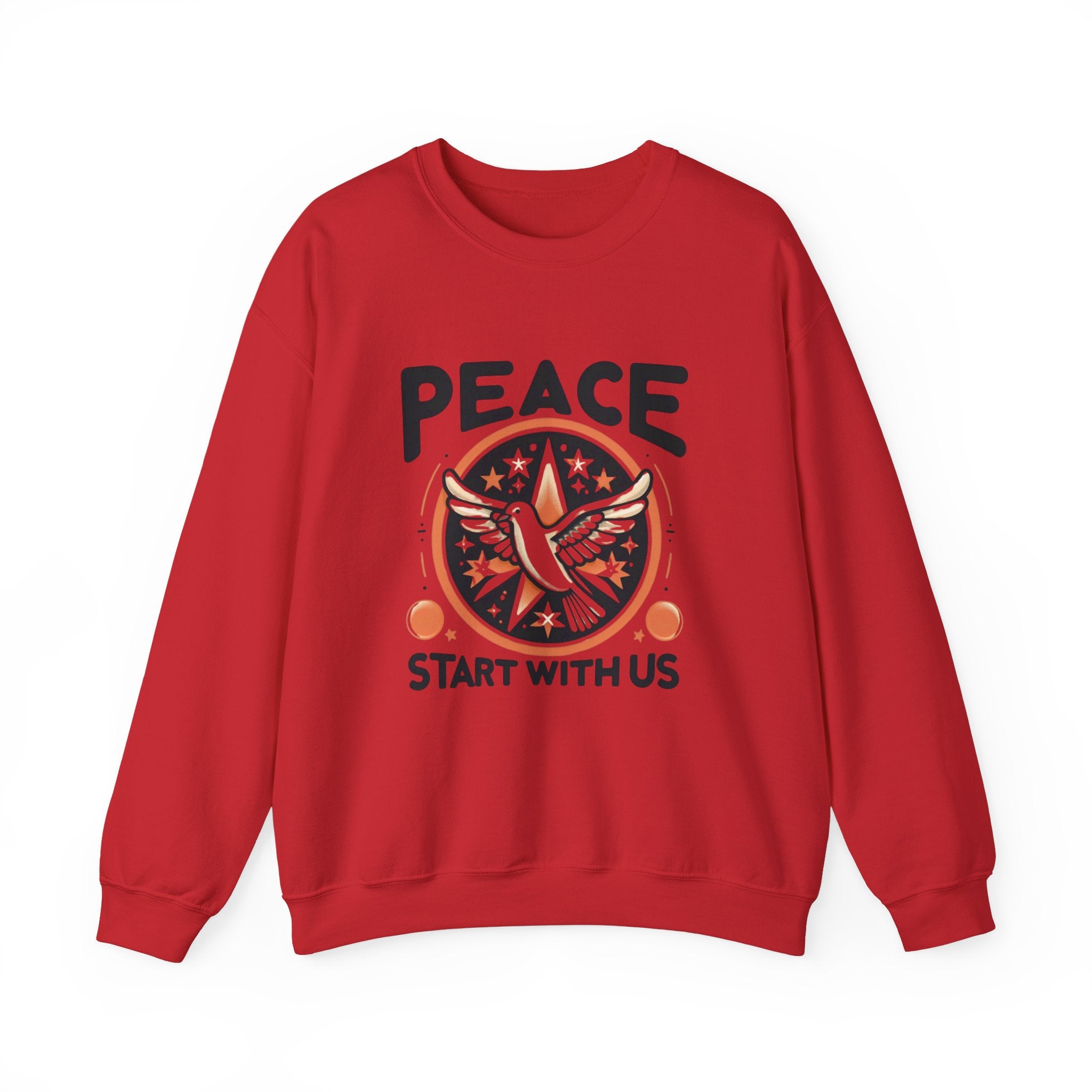 Empowerment Essential: 'Peace Starts with Us' Sweatshirt for Inspired Living