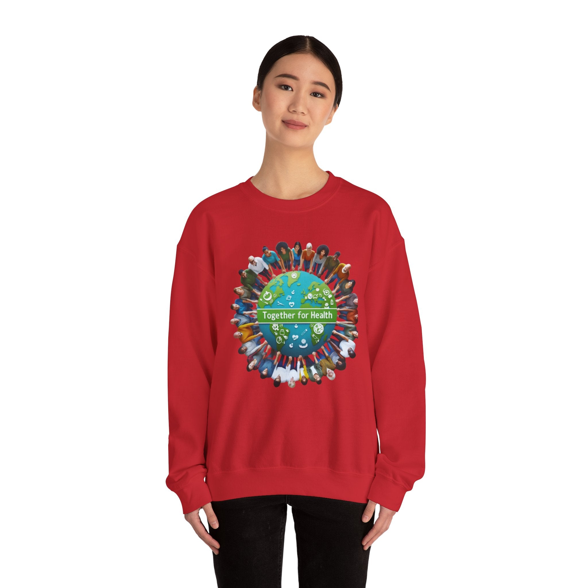 Cozy Comfort: Together for Health Sweatshirt - Supportive Style for Wellness Warriors