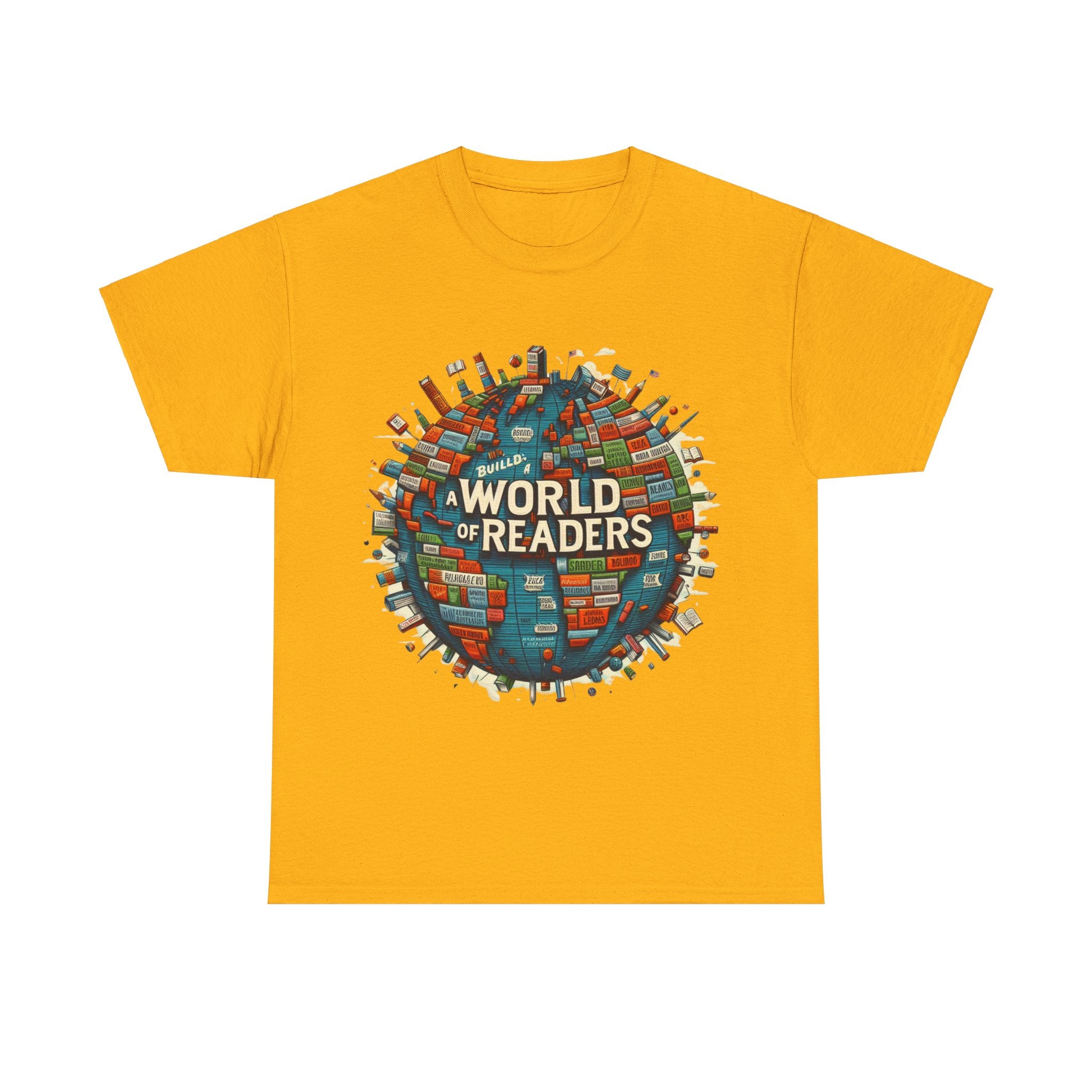 Empowerment Through Literacy: 'Building a World of Readers' T-shirt