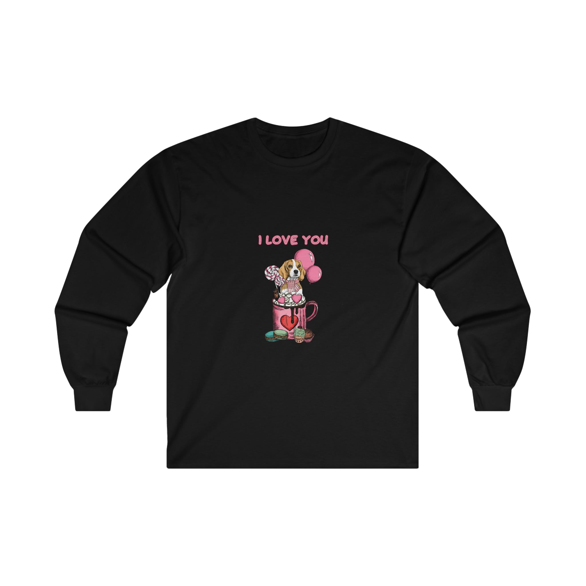 I Love You Valentine Long Sleeve T-Shirt – Romantic Gift for Her or Him, Heartfelt Couples Apparel, Premium Quality Cotton, Express Your Love in Style