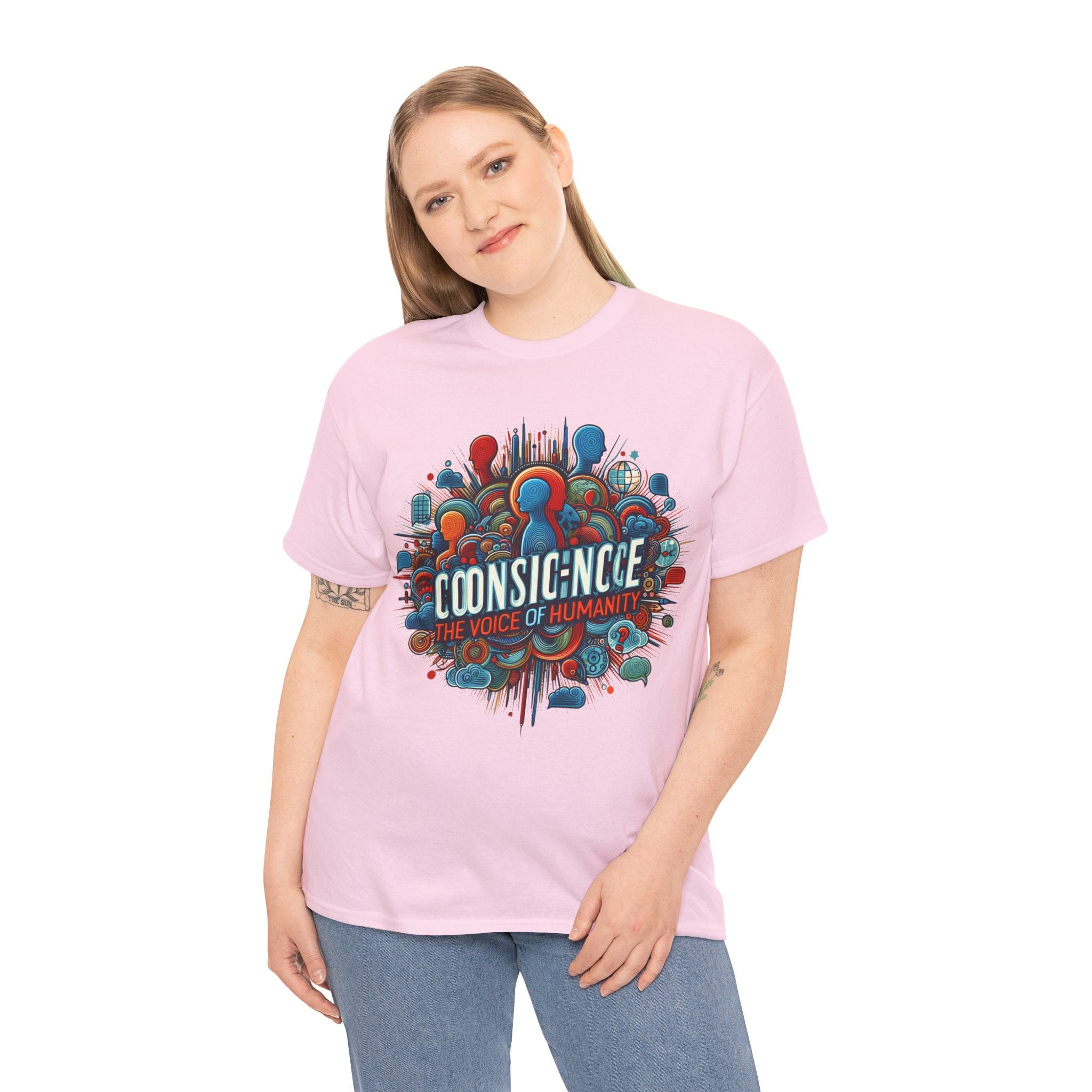 Conscience: The Voice of Humanity T-Shirt - Empower Your Message with Style"