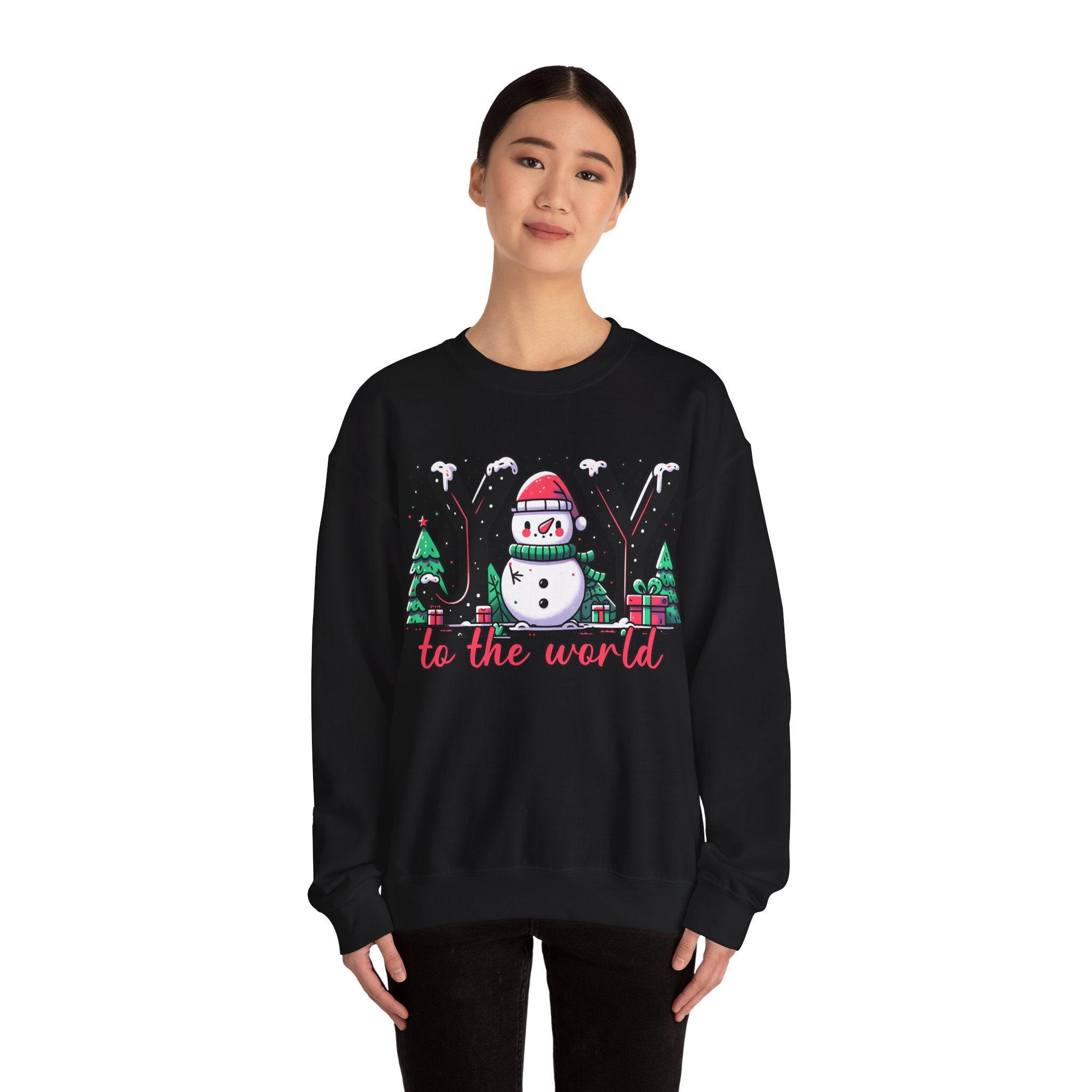 Spread Holiday Cheer with our 'Joy to the World' Christmas Sweatshirt