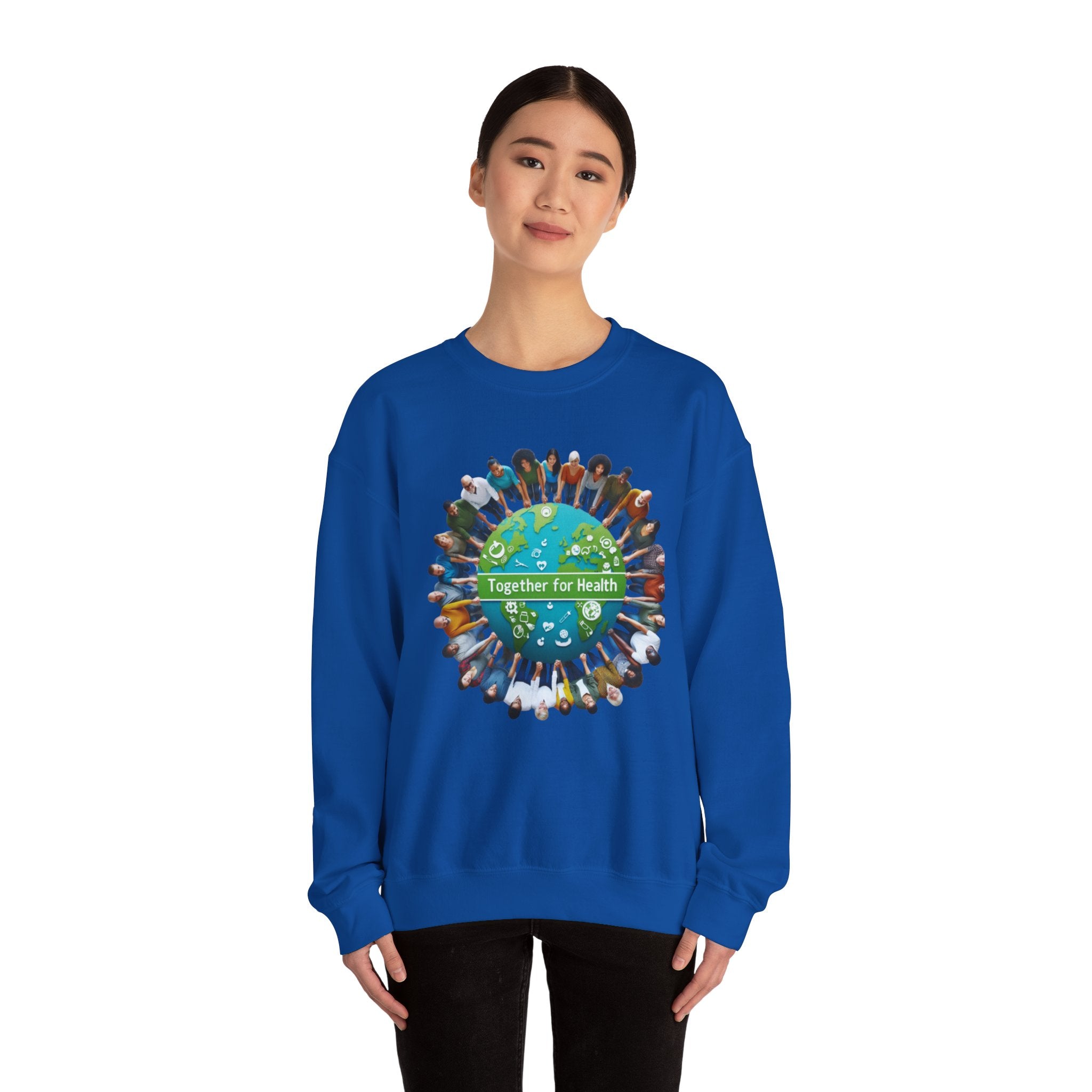 Cozy Comfort: Together for Health Sweatshirt - Supportive Style for Wellness Warriors