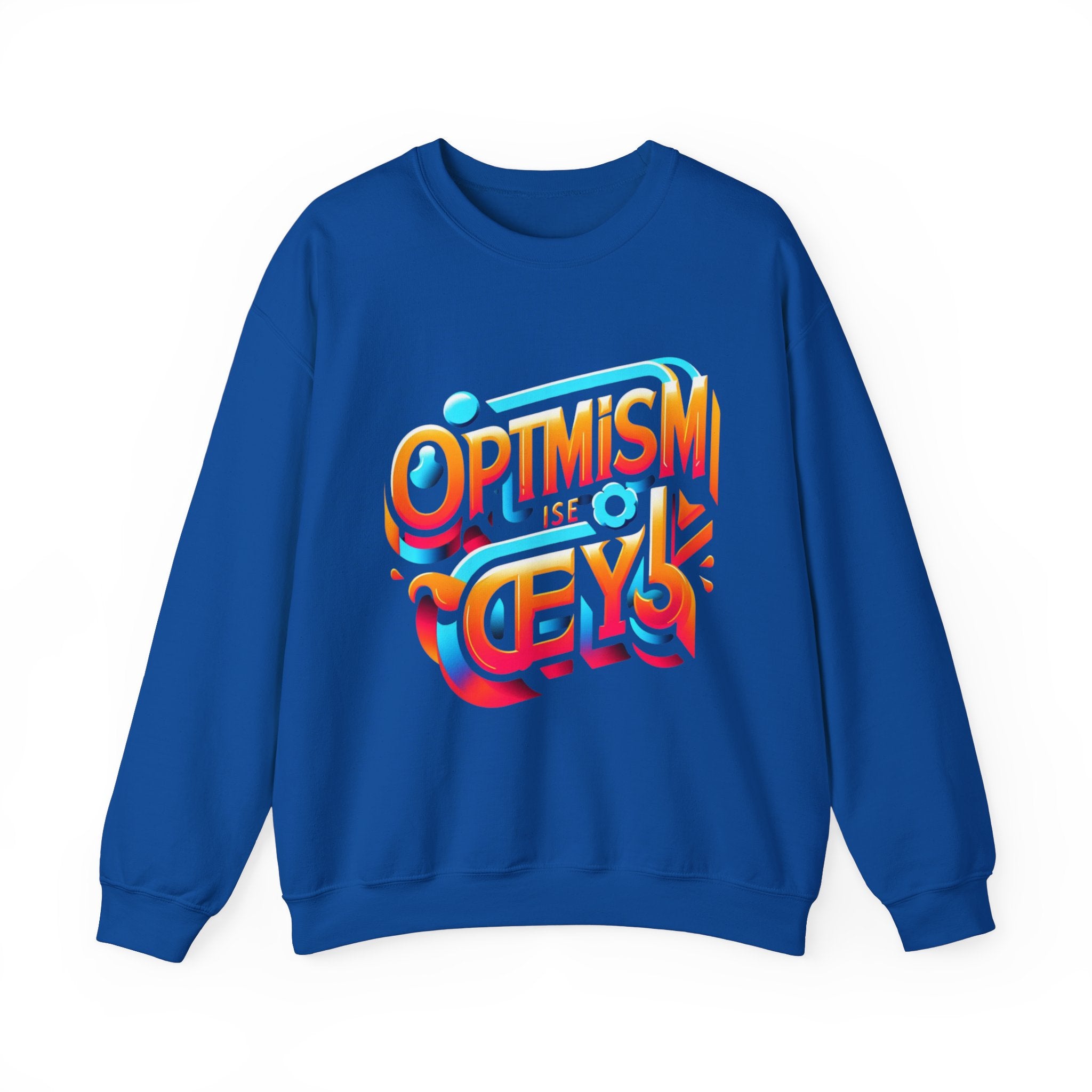 Optimism Is the Key Sweatshirt: Embrace Positivity in Style