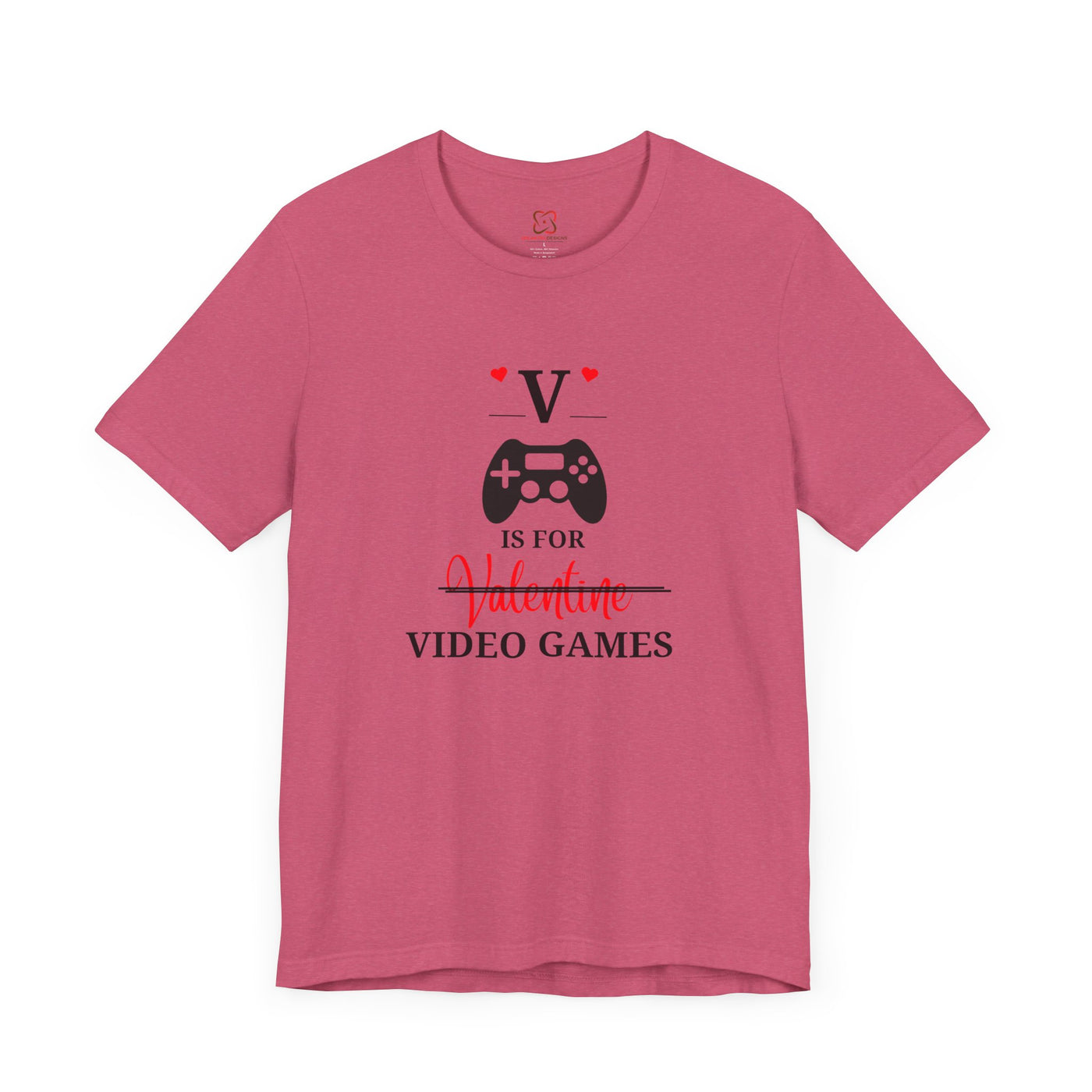 V is for Valentine - Gamer Edition T-Shirt: Level Up Your Love Life