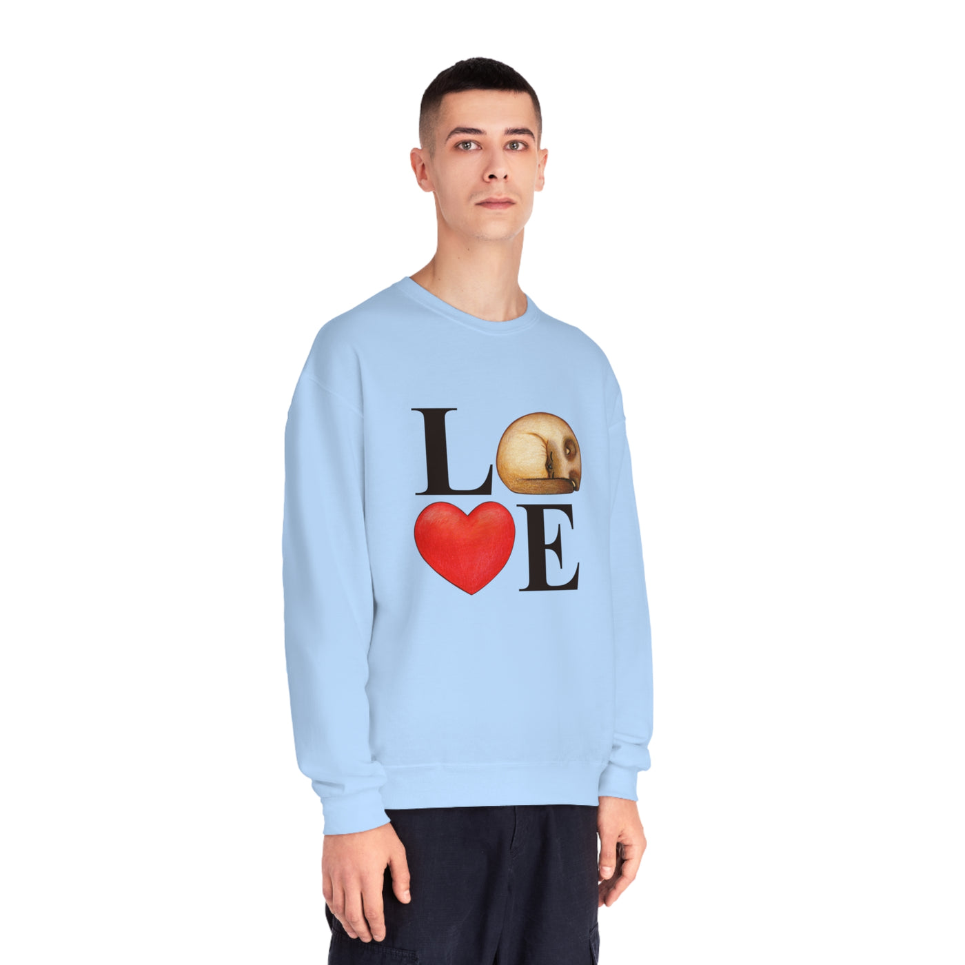 Product Title:  "Love Sweatshirt: Cozy and Romantic Valentine's Day Sweatshirt