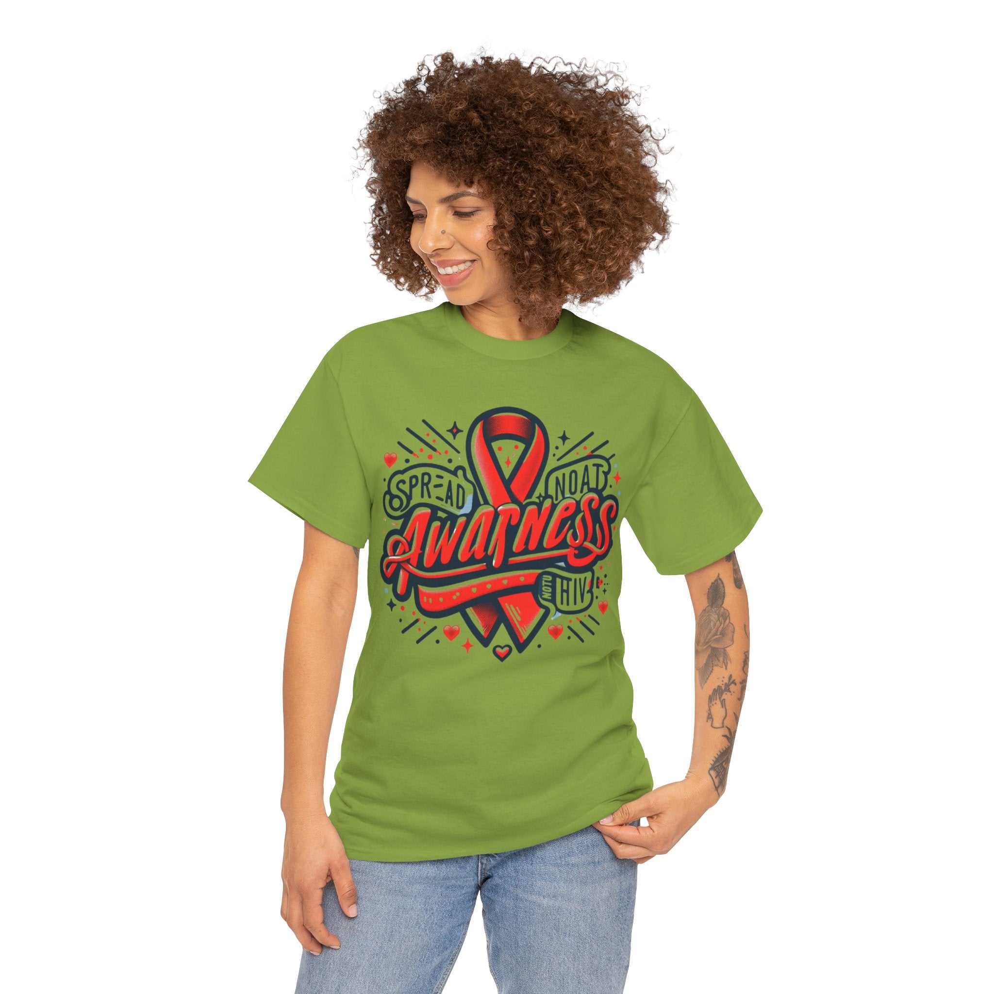 Spread Awareness, Not HIV T-shirt: Empowerment Through Advocacy