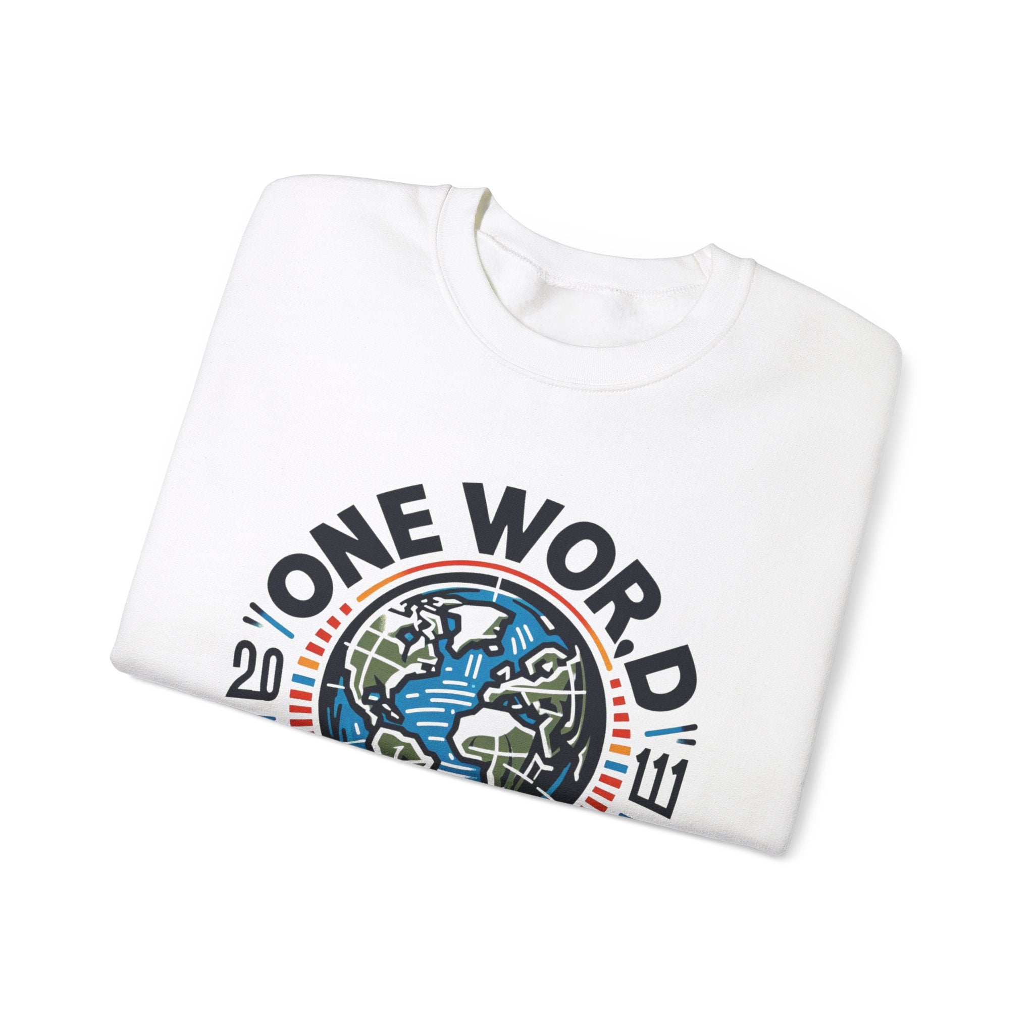 Global Unity Statement Sweatshirt: 'One World, One Future'