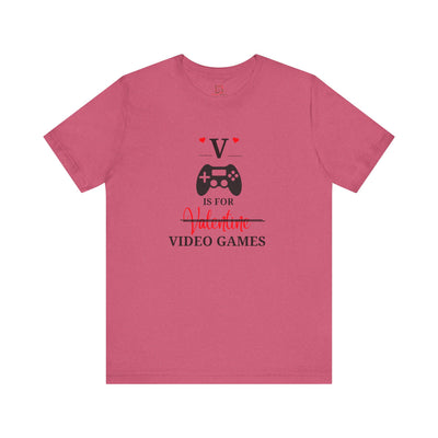 V is for Valentine - Gamer Edition T-Shirt: Level Up Your Love Life