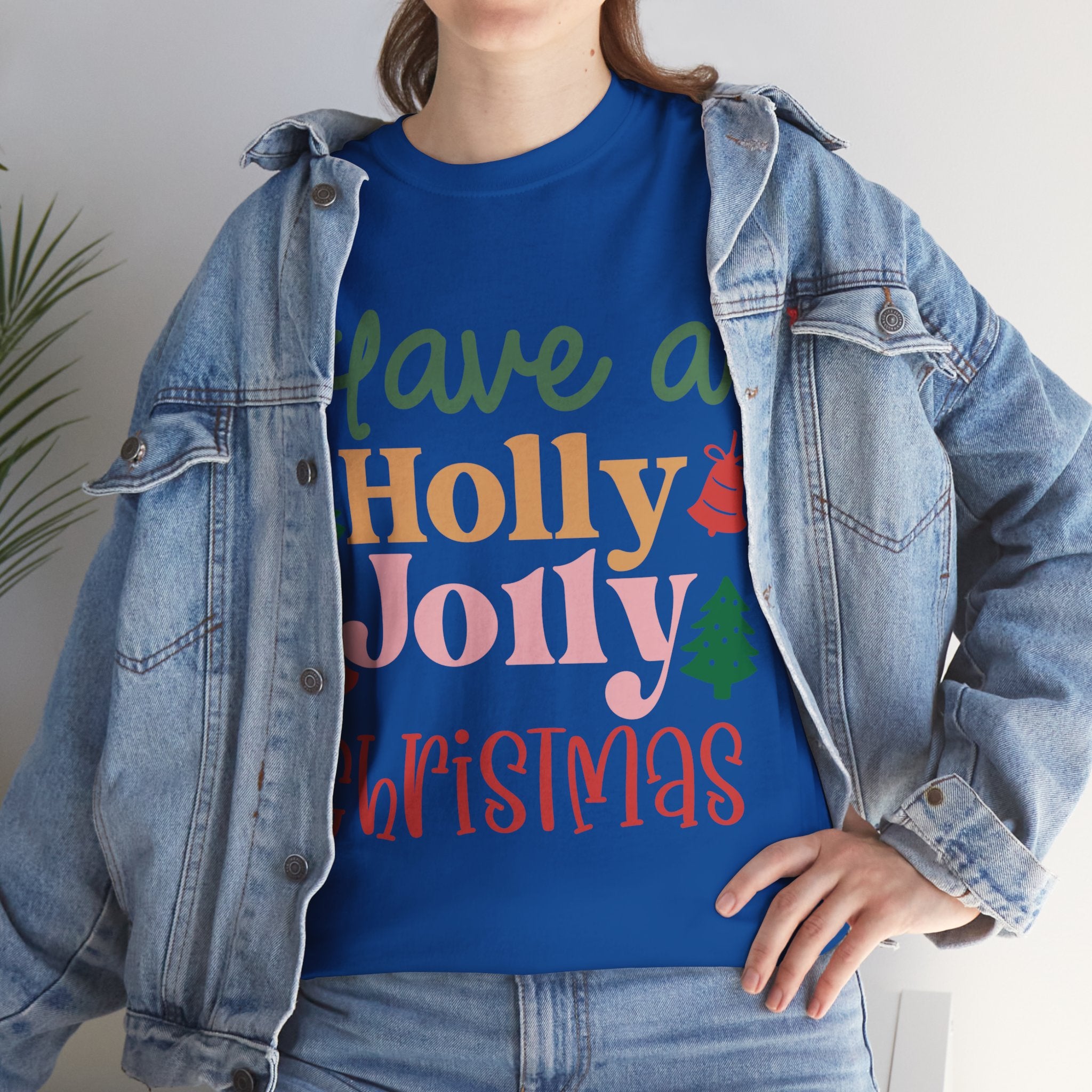 Holly Jolly Christmas Tee: Spread Cheer with Festive Style