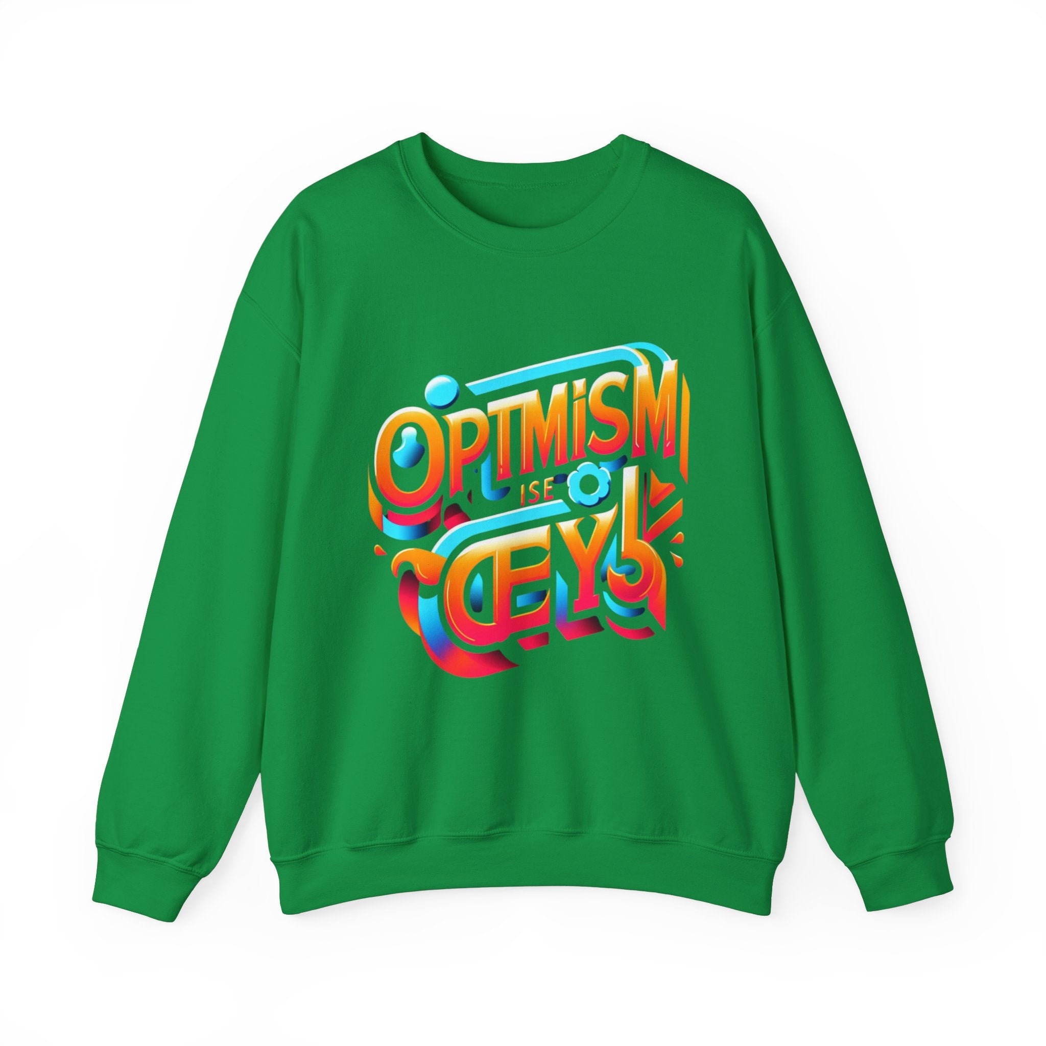 Optimism Is the Key Sweatshirt: Embrace Positivity in Style