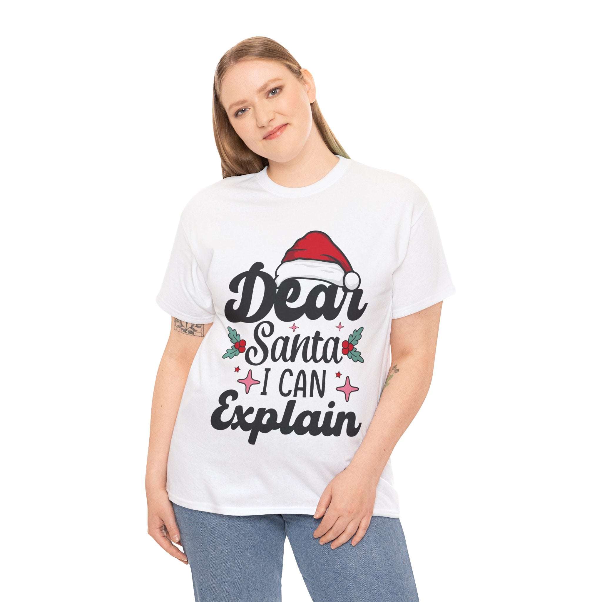 Funny 'Dear Santa, I Can Explain' Christmas T-Shirt