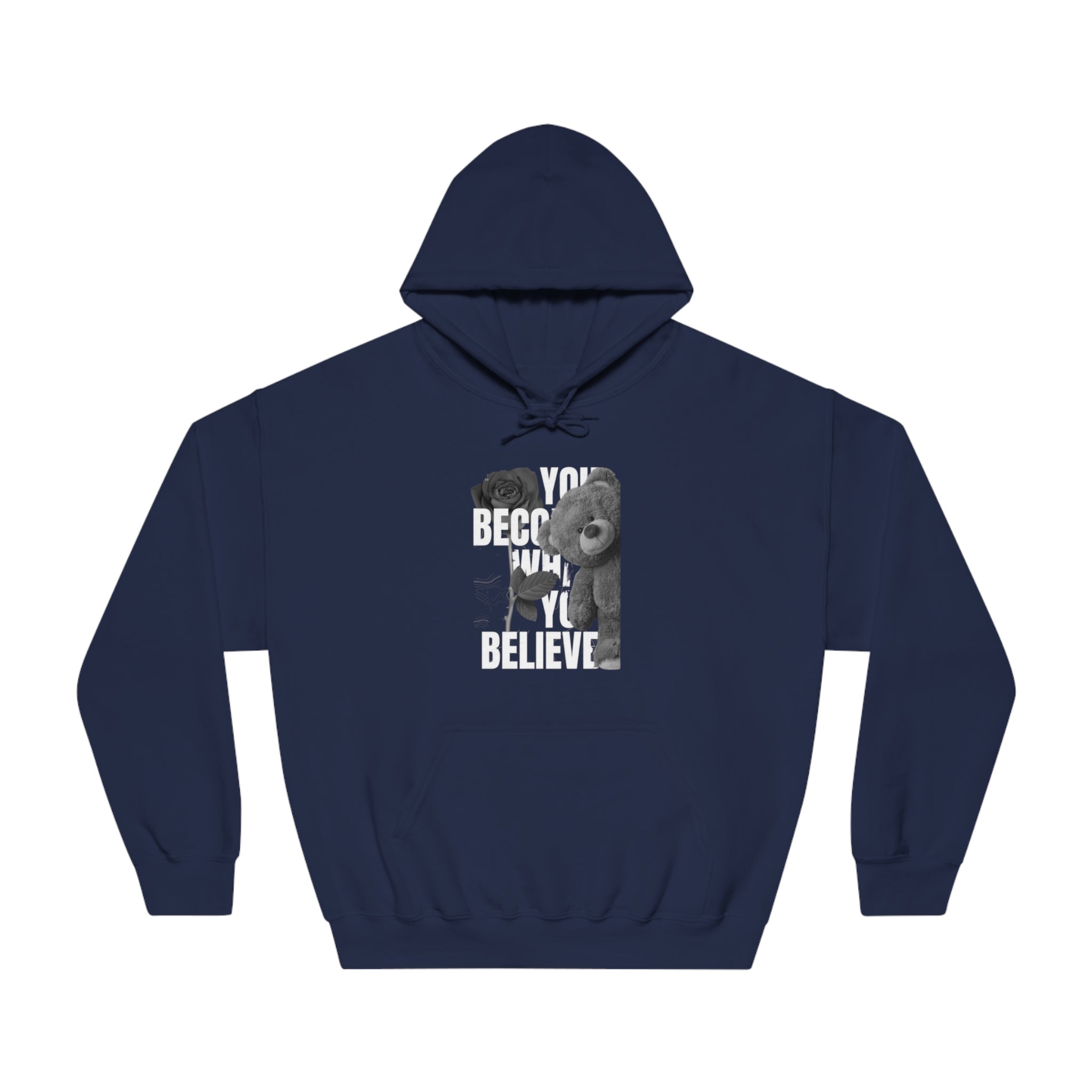 You Become What You Believe' Hoodie - Inspiring Confidence and Style, Empowerment Fashion, Believe In Yourself