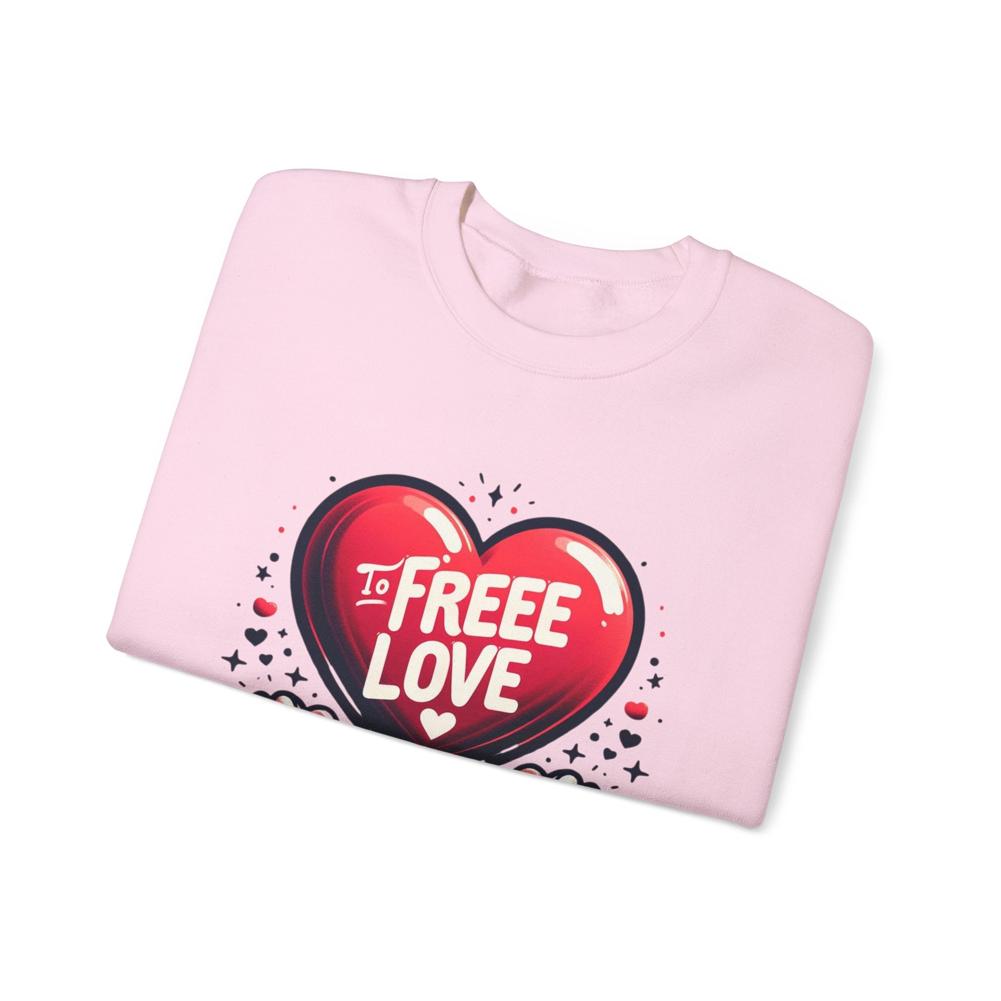 Empower Your Style: 'Free to Love' Sweatshirt – Embrace Freedom with Fashion