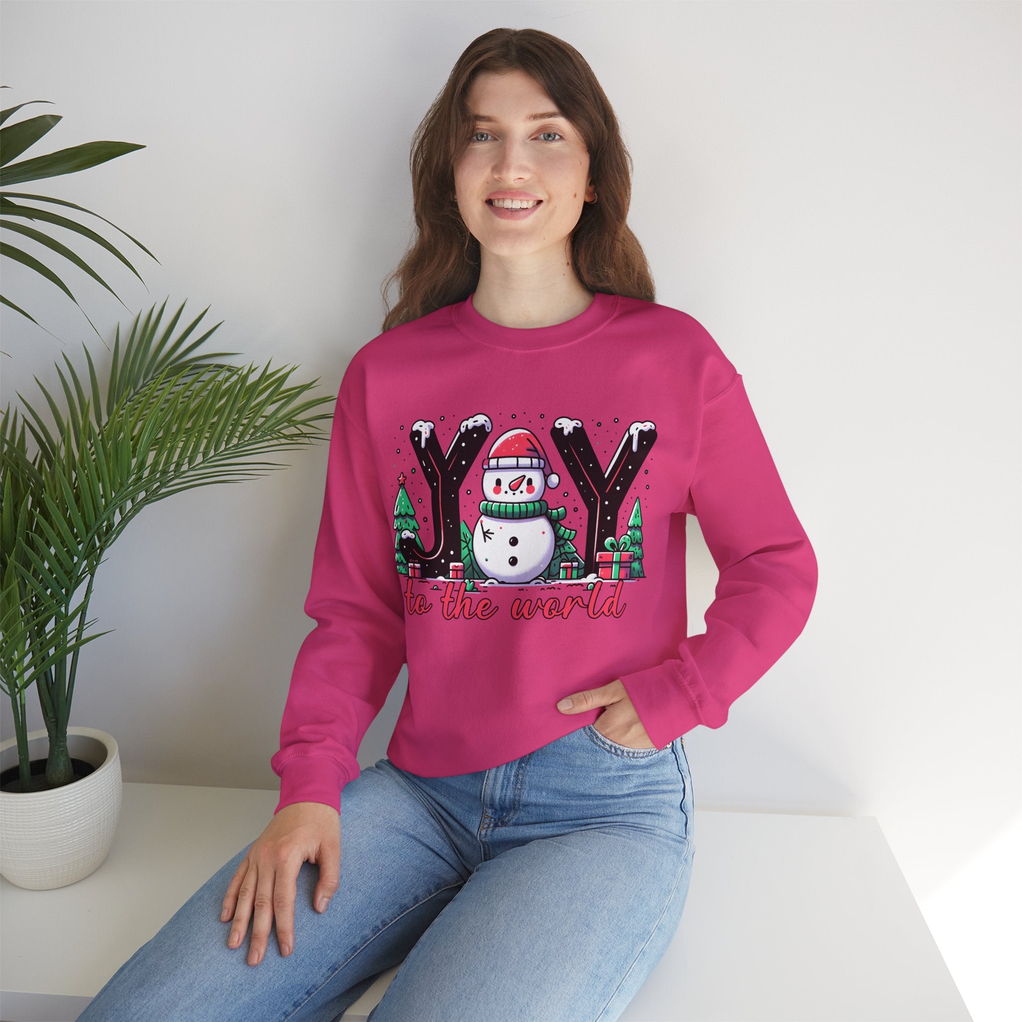 Spread Holiday Cheer with our 'Joy to the World' Christmas Sweatshirt