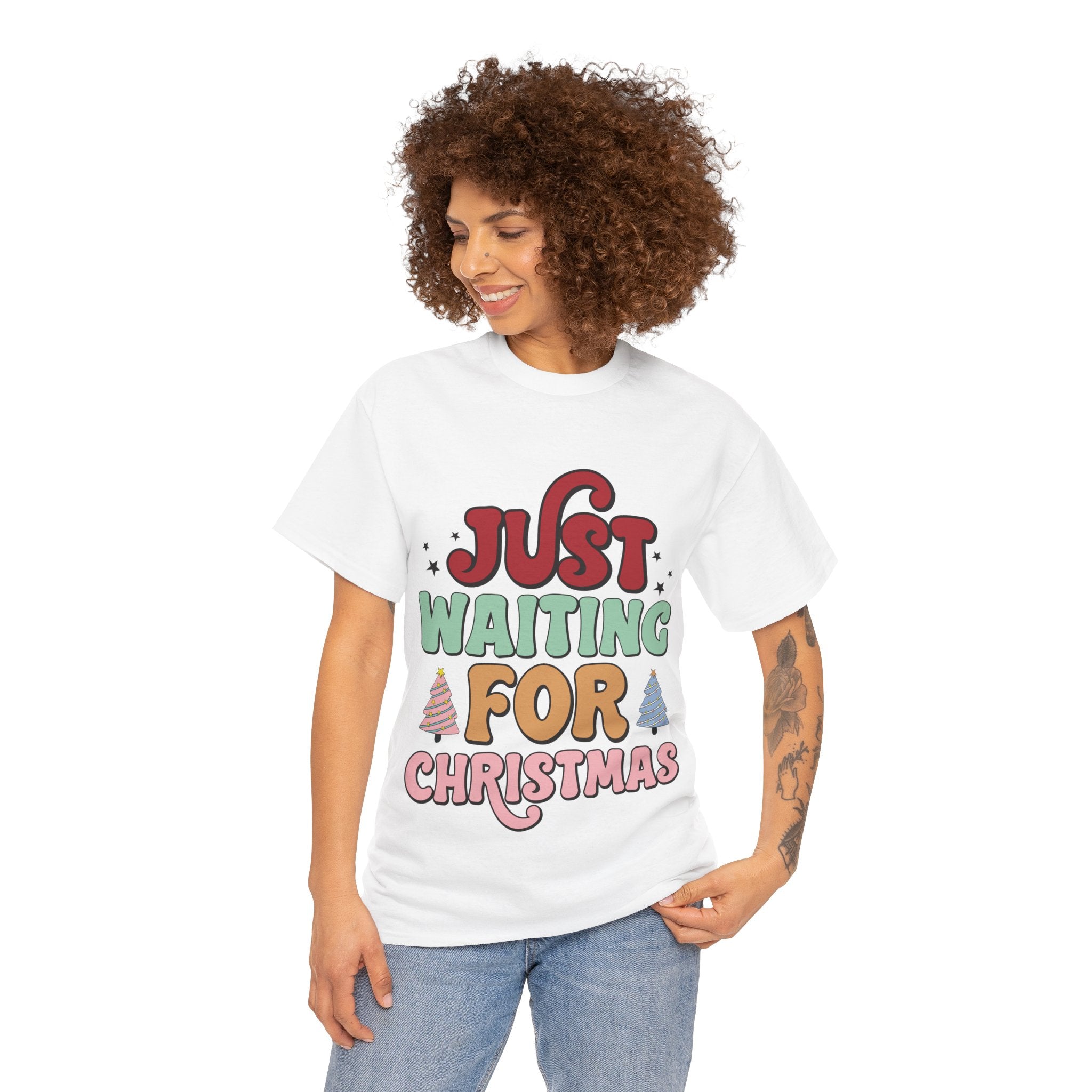 Countdown to Christmas Tee: Just Waiting for Santa Shirt