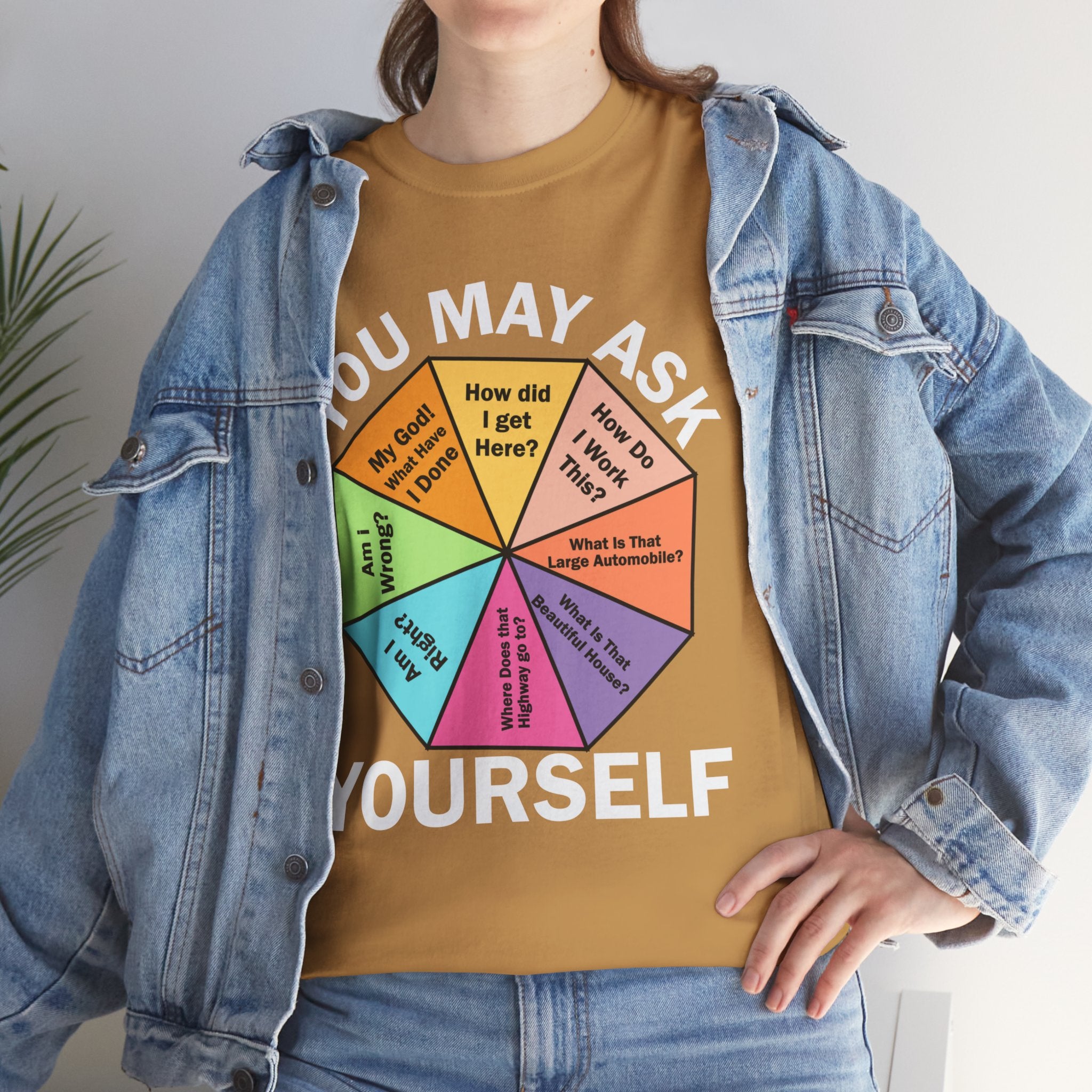 Soft and Comfortable You May Ask Yourself T-Shirt - Unisex Tee for Daily Wear