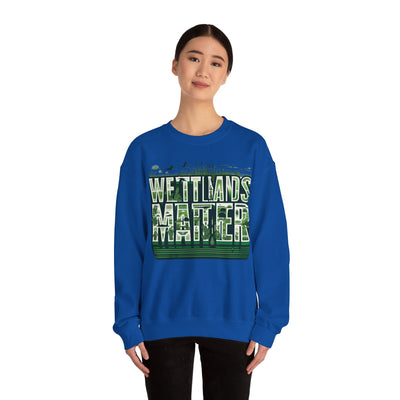 Nature's Call: Wetland Matters Sweatshirt - Eco-Friendly Apparel