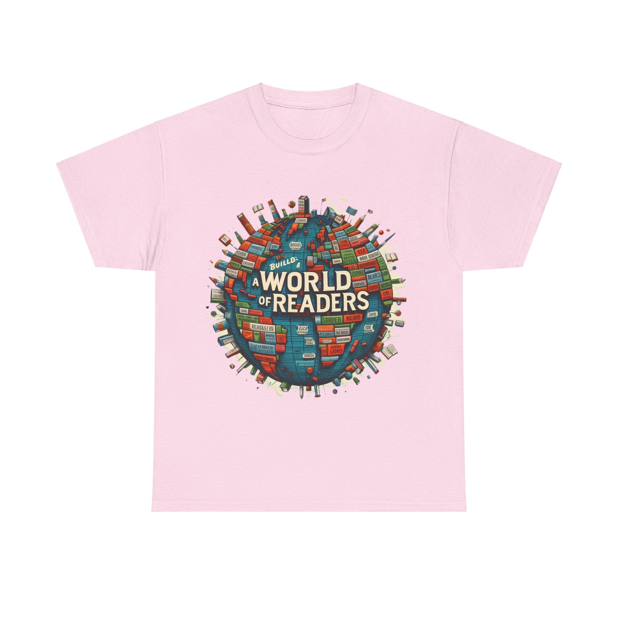 Empowerment Through Literacy: 'Building a World of Readers' T-shirt