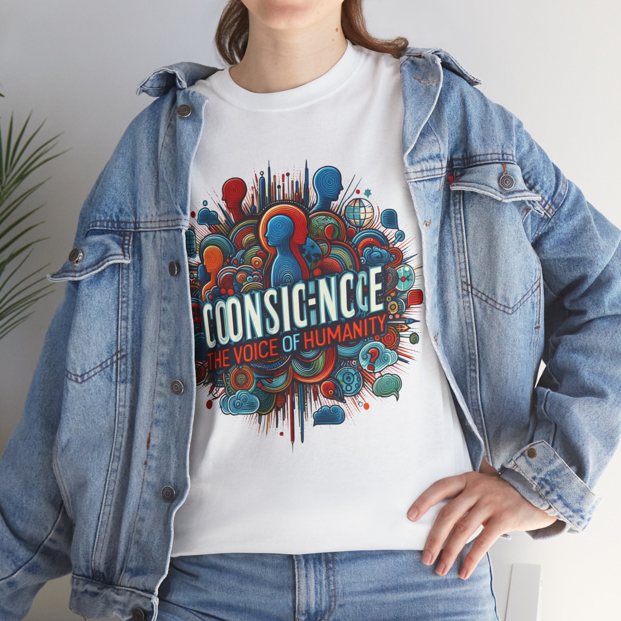 Conscience: The Voice of Humanity T-Shirt - Empower Your Message with Style"