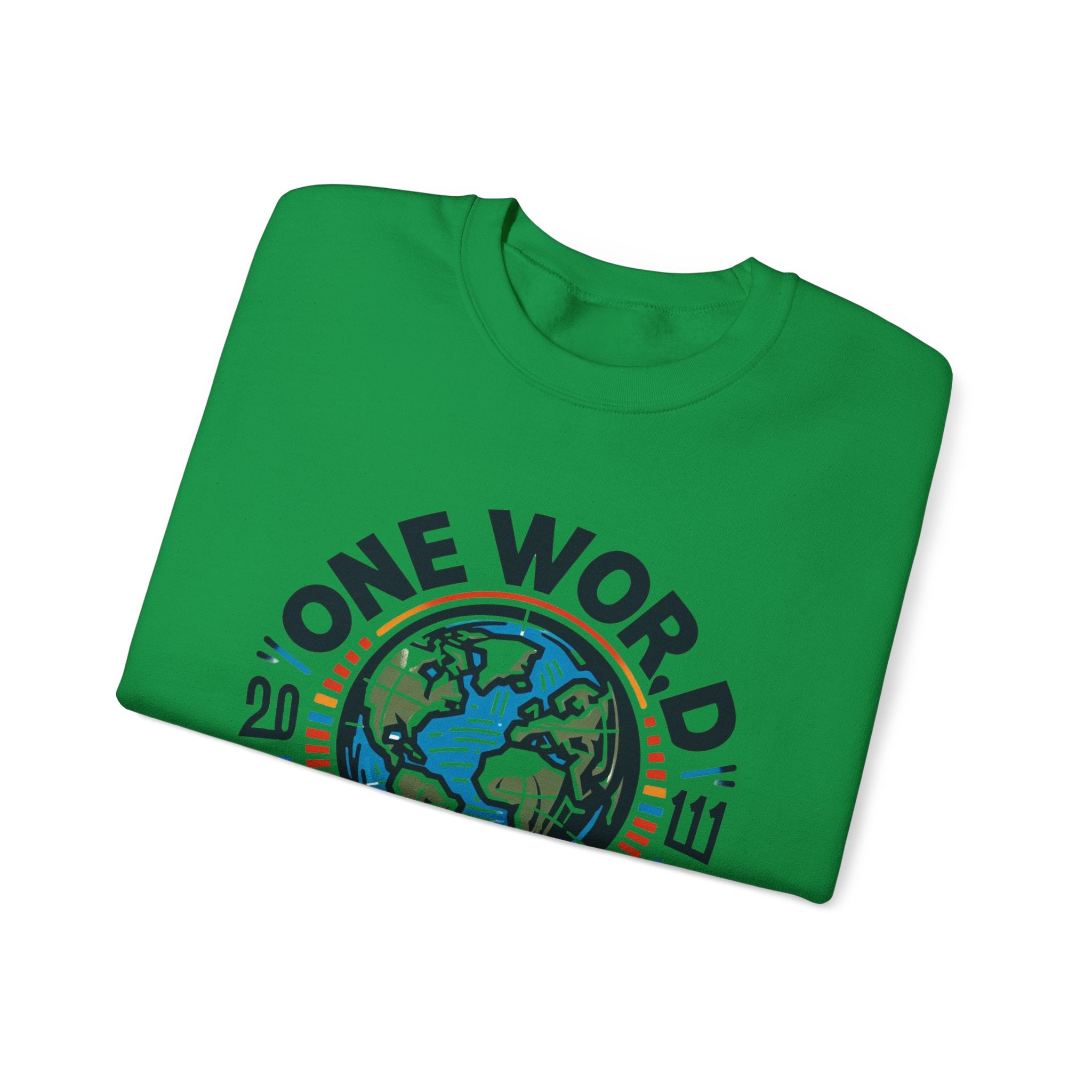 Global Unity Statement Sweatshirt: 'One World, One Future'