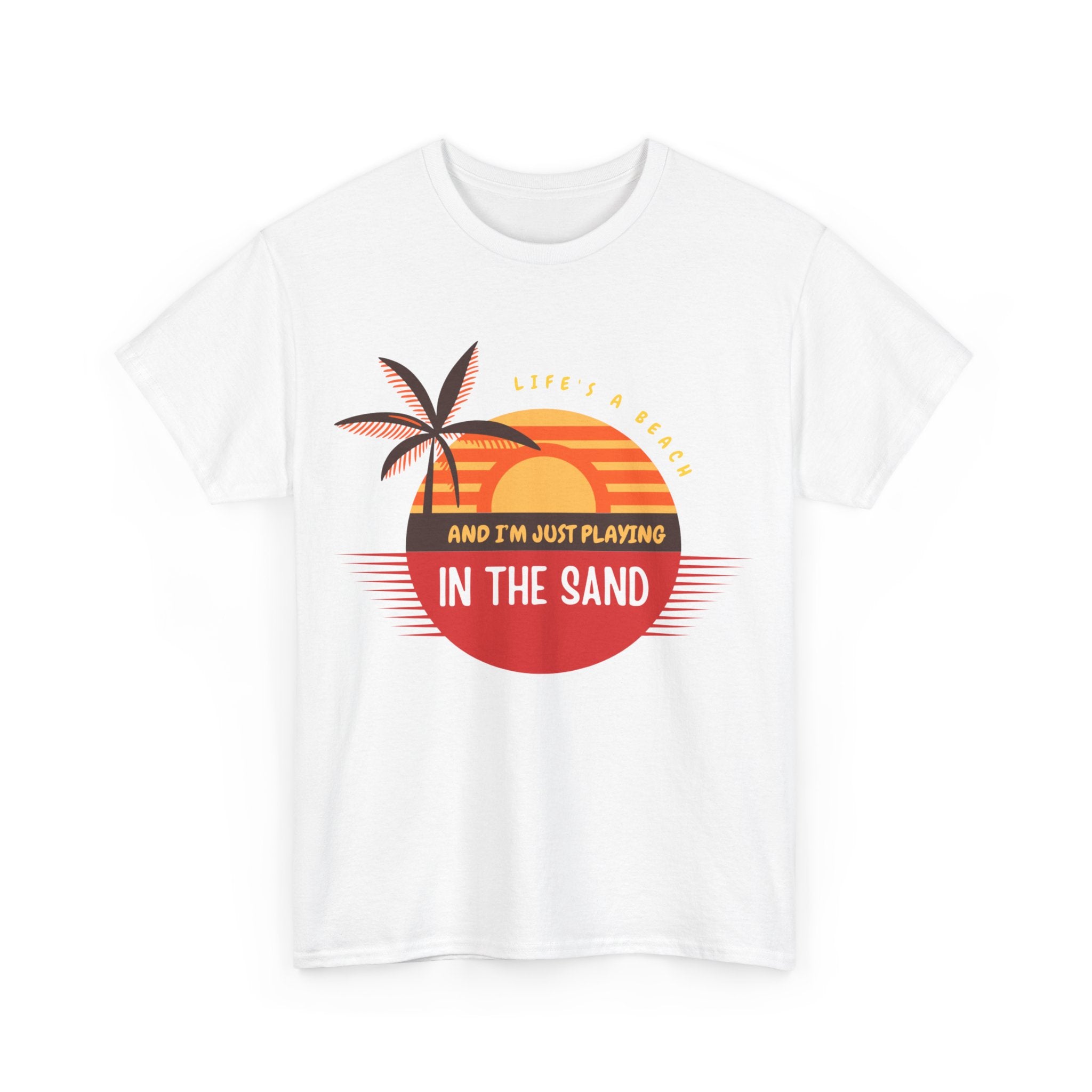 Life's a Beach T-Shirt - Play in the Sand with Style | Premium Quality Beachwear