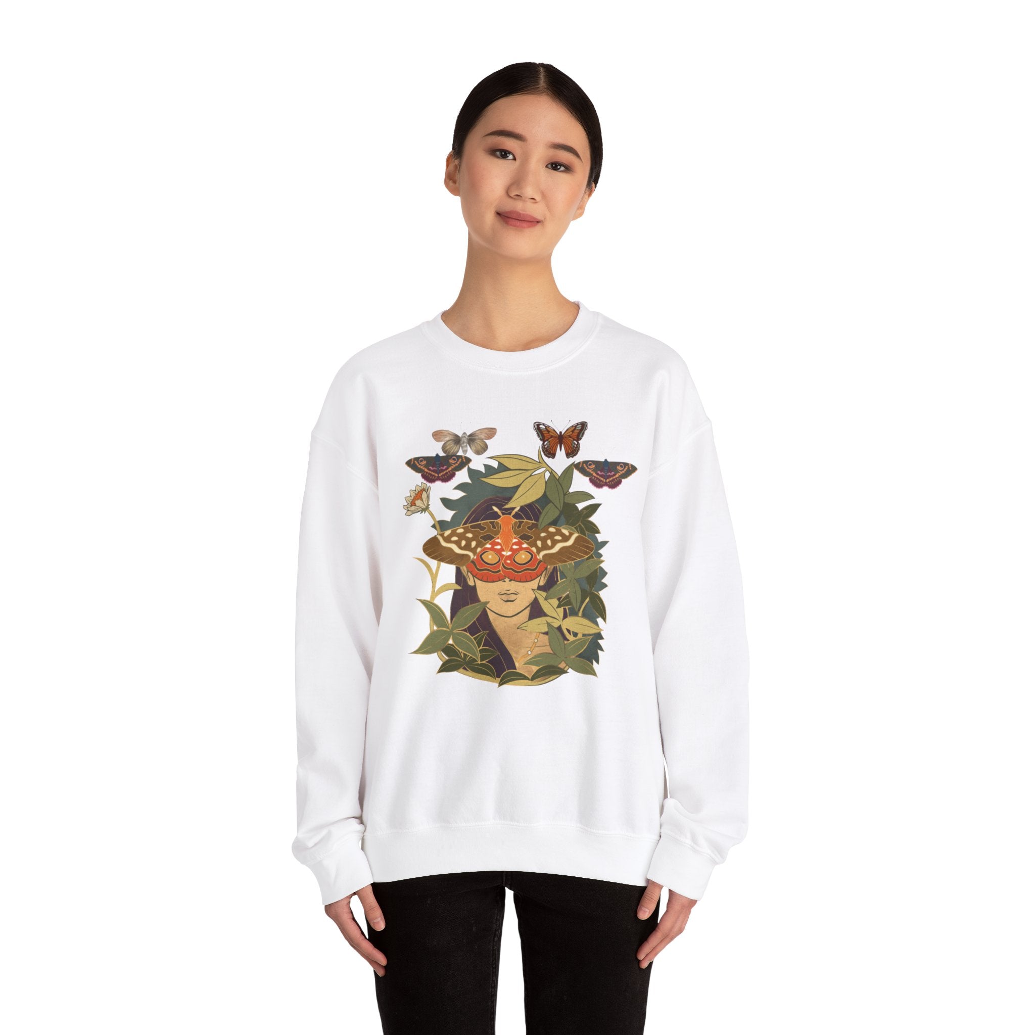 Elegant Vintage Moths Sweatshirt: Timeless Style & Comfort