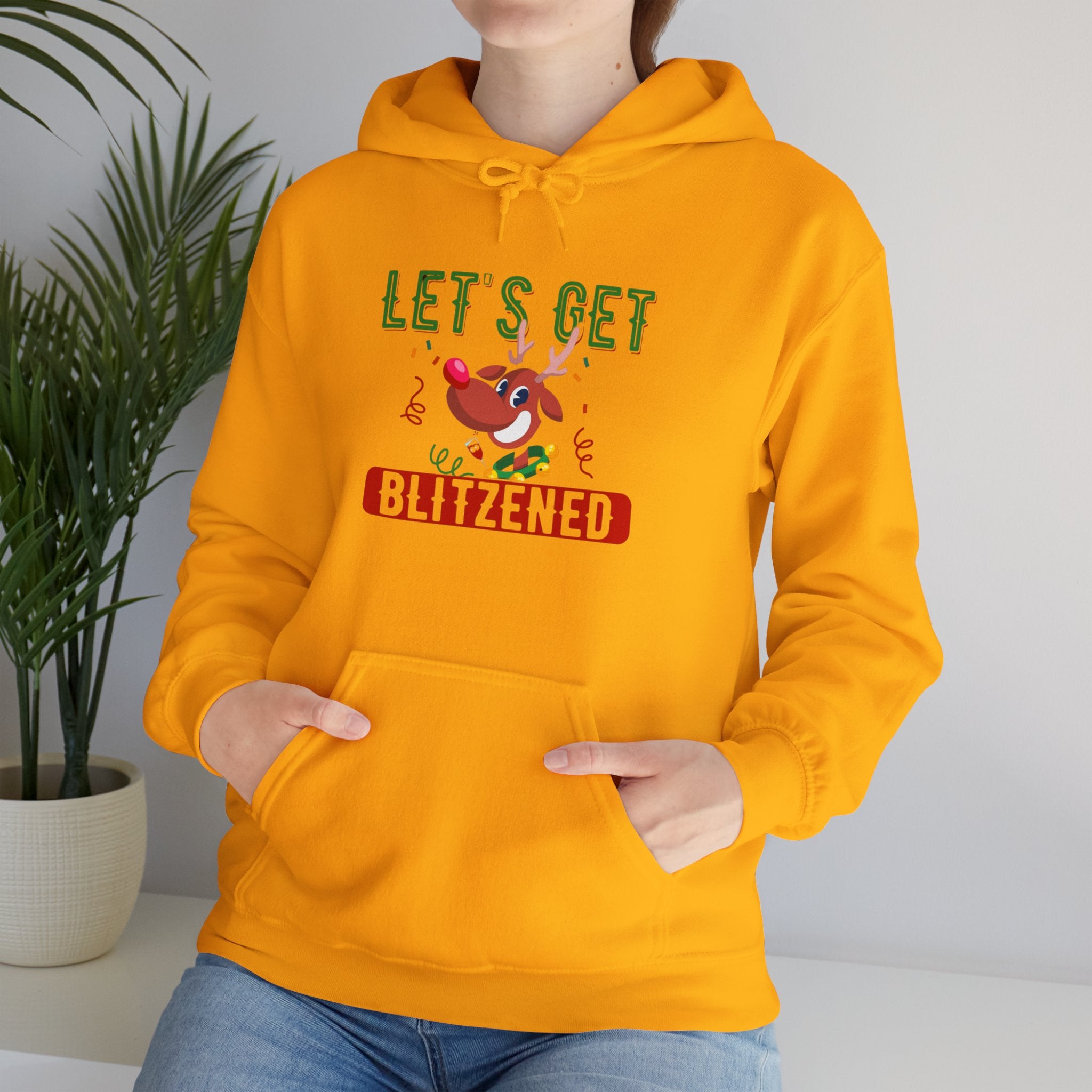 Let's Get Blitzened  Christmas Sweater for Men and Women,  Men and Womens Christmas sweatshirts, Christmas party top