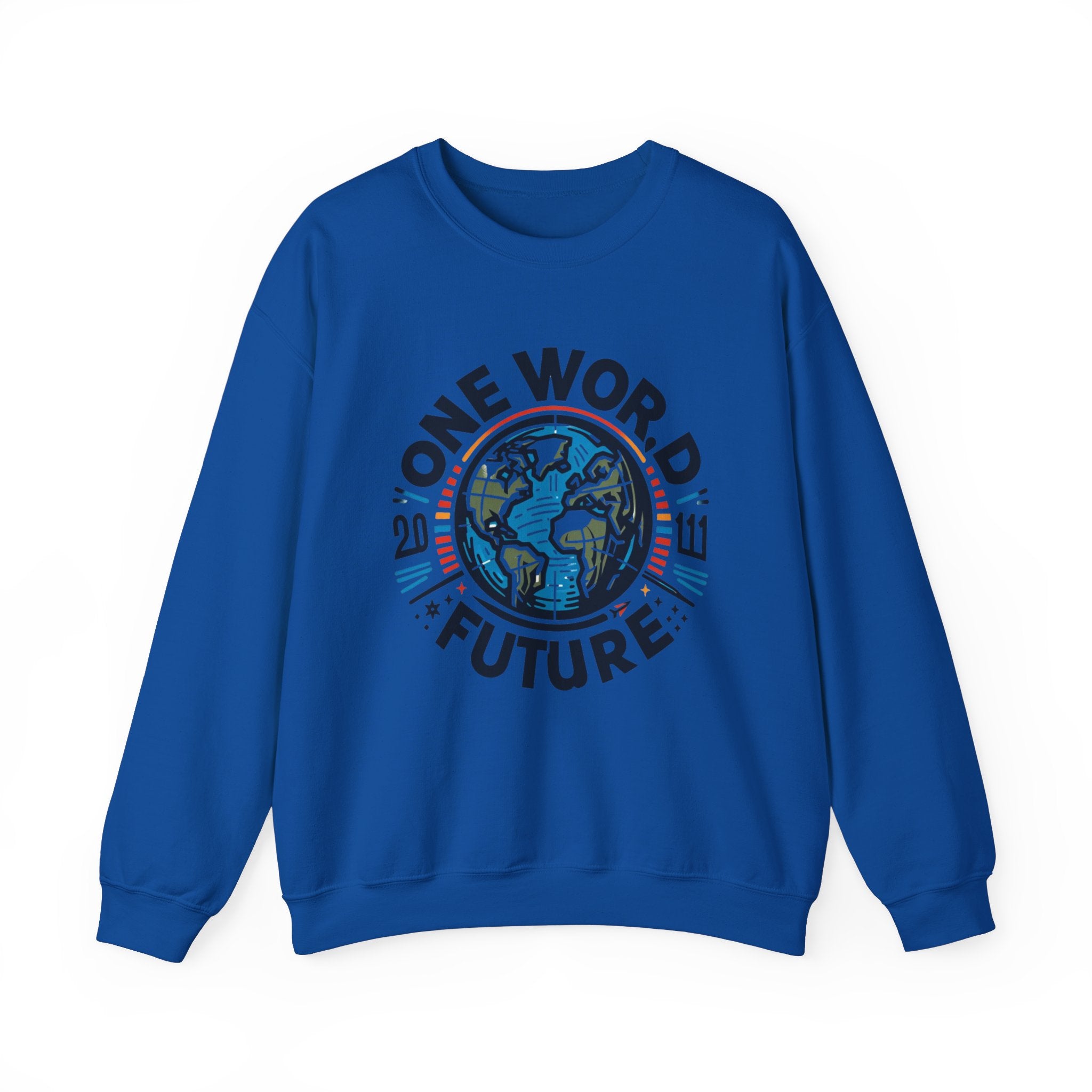 Global Unity Statement Sweatshirt: 'One World, One Future'