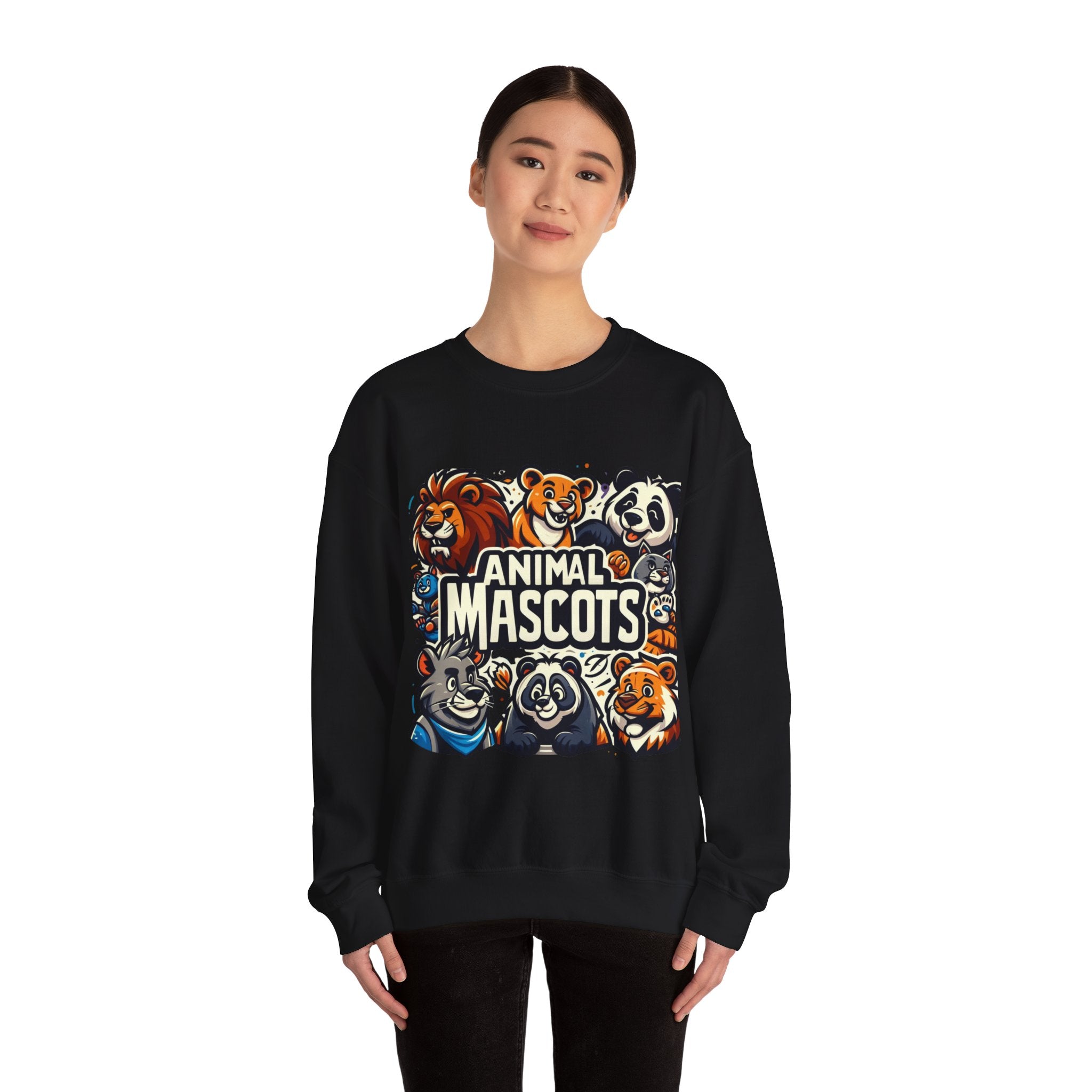 Wild Spirit Animal Mascots Sweatshirt: Embrace Nature's Essence in Style