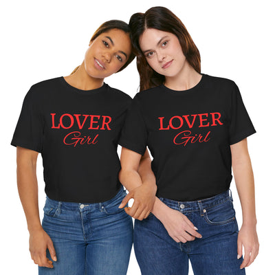 Lover Girl Valentine's Day T-Shirt - Cute & Playful Heart Design