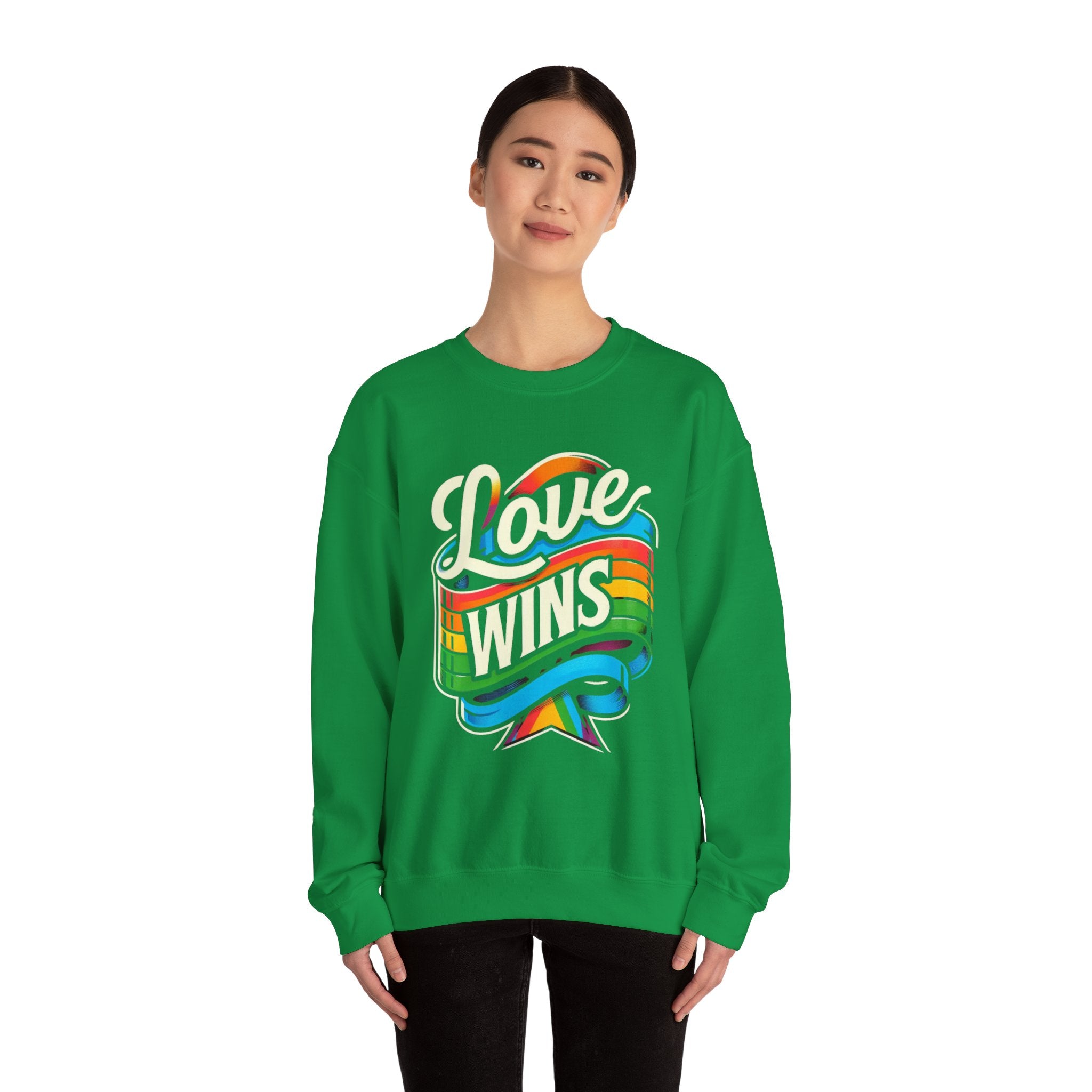 Love Wins Sweatshirt - Spread Love and Style with Our Trendy Statement Piece