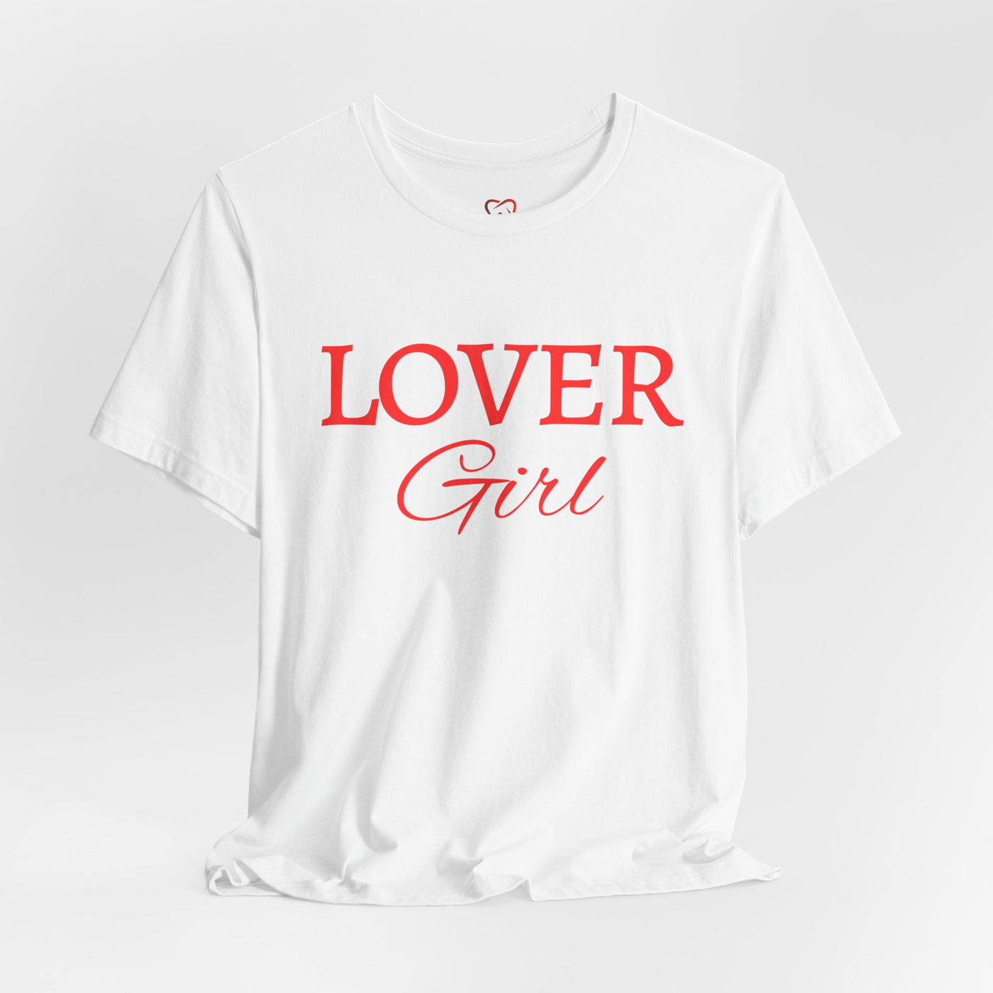 Lover Girl Valentine's Day T-Shirt - Cute & Playful Heart Design