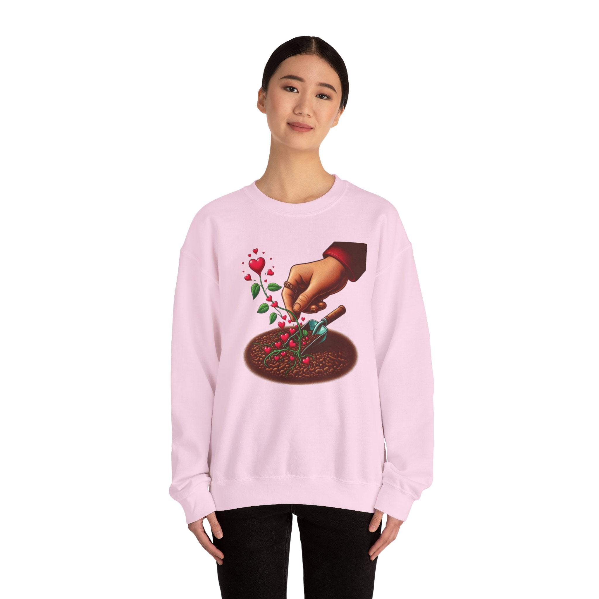 Plant Kindness, Grow Love Sweatshirt - Cultivate Compassion in Style"