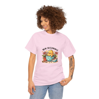 Easter Bliss: New Beginnings T-shirt for Celebrating the Resurrection