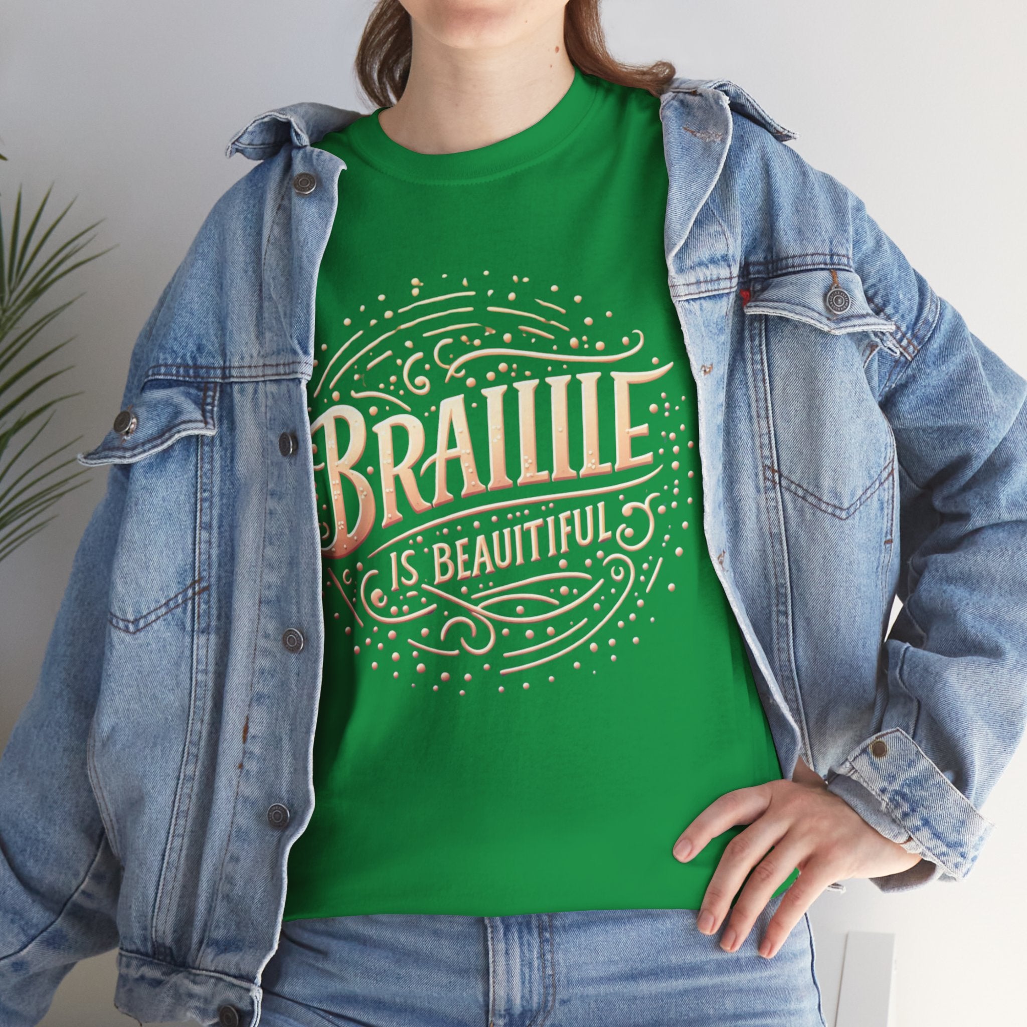 Braille is Beautiful T-Shirt: Embrace Inclusivity with Stylish Braille Design