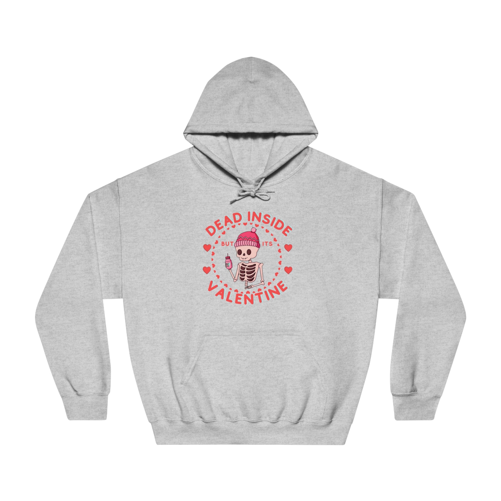 Embrace the Dark Love: Dead Inside but It's Valentine Hoodie, Dead Inside Apparel, Dark Love Hoodie