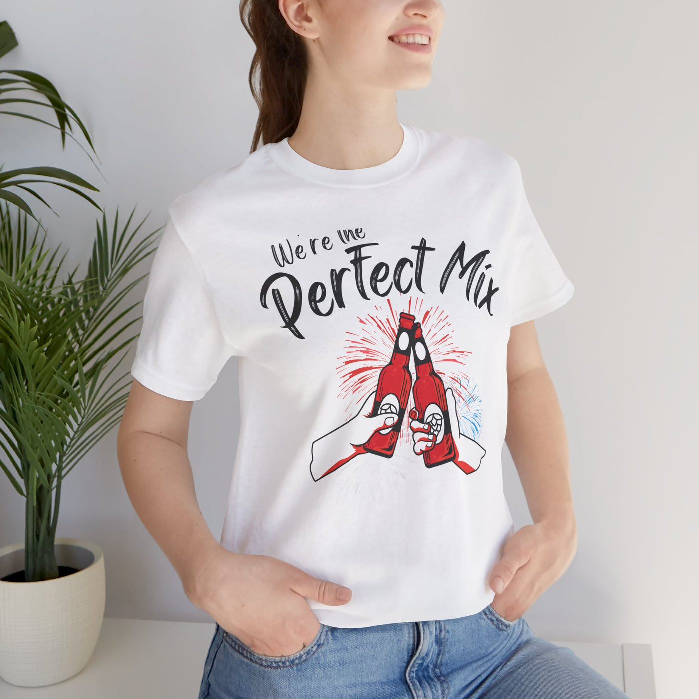 We're the Perfect Mix Valentine's Day T-Shirt - Cute Couples Tee