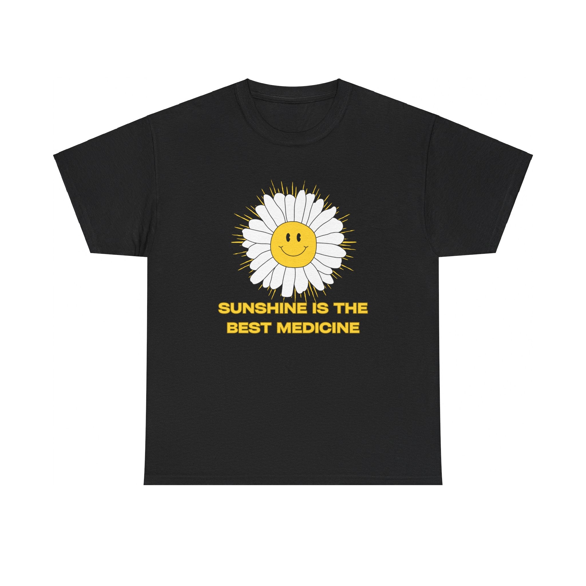 Sunshine is the Best Medicine - Inspirational Graphic T-Shirt