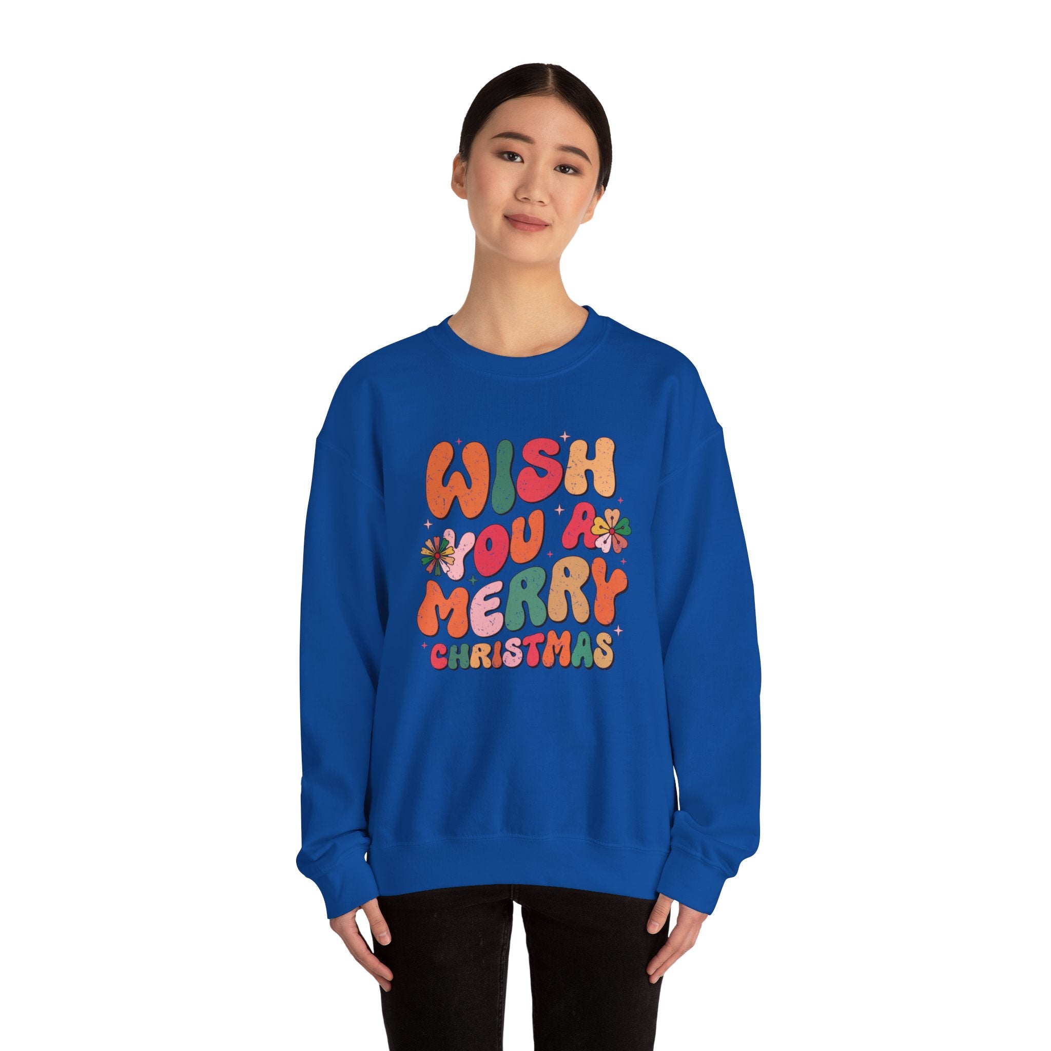 Cozy Christmas Wishes Sweatshirt: Spread Holiday Cheer in Style!