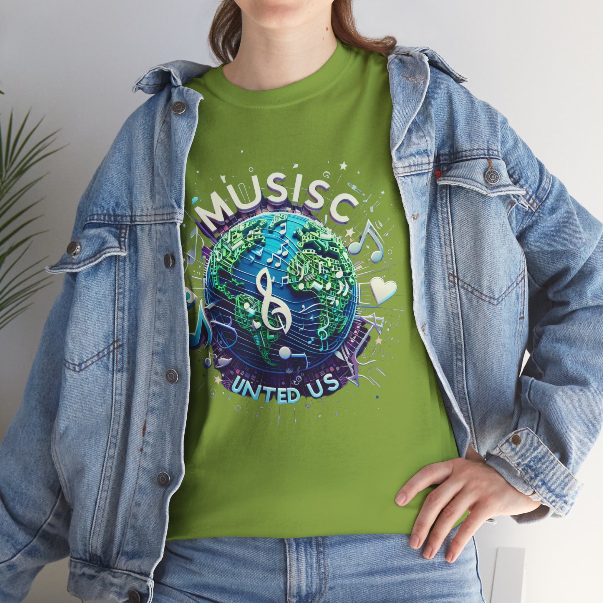 Harmony in Threads: Music Unite Us T-Shirt - Uniting Melodies in Style