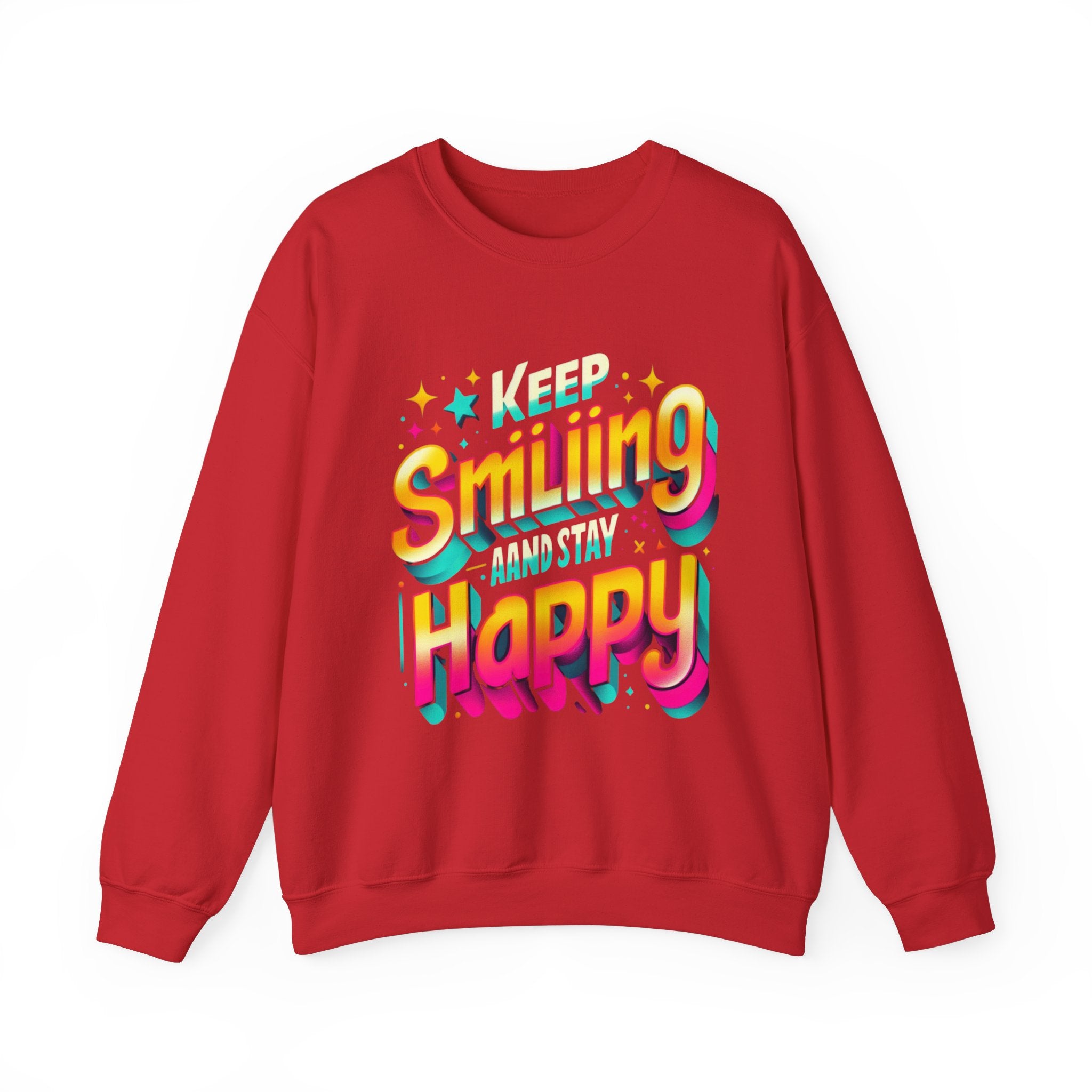 Radiate Joy Sweatshirt - Keep Smiling and Stay Happy