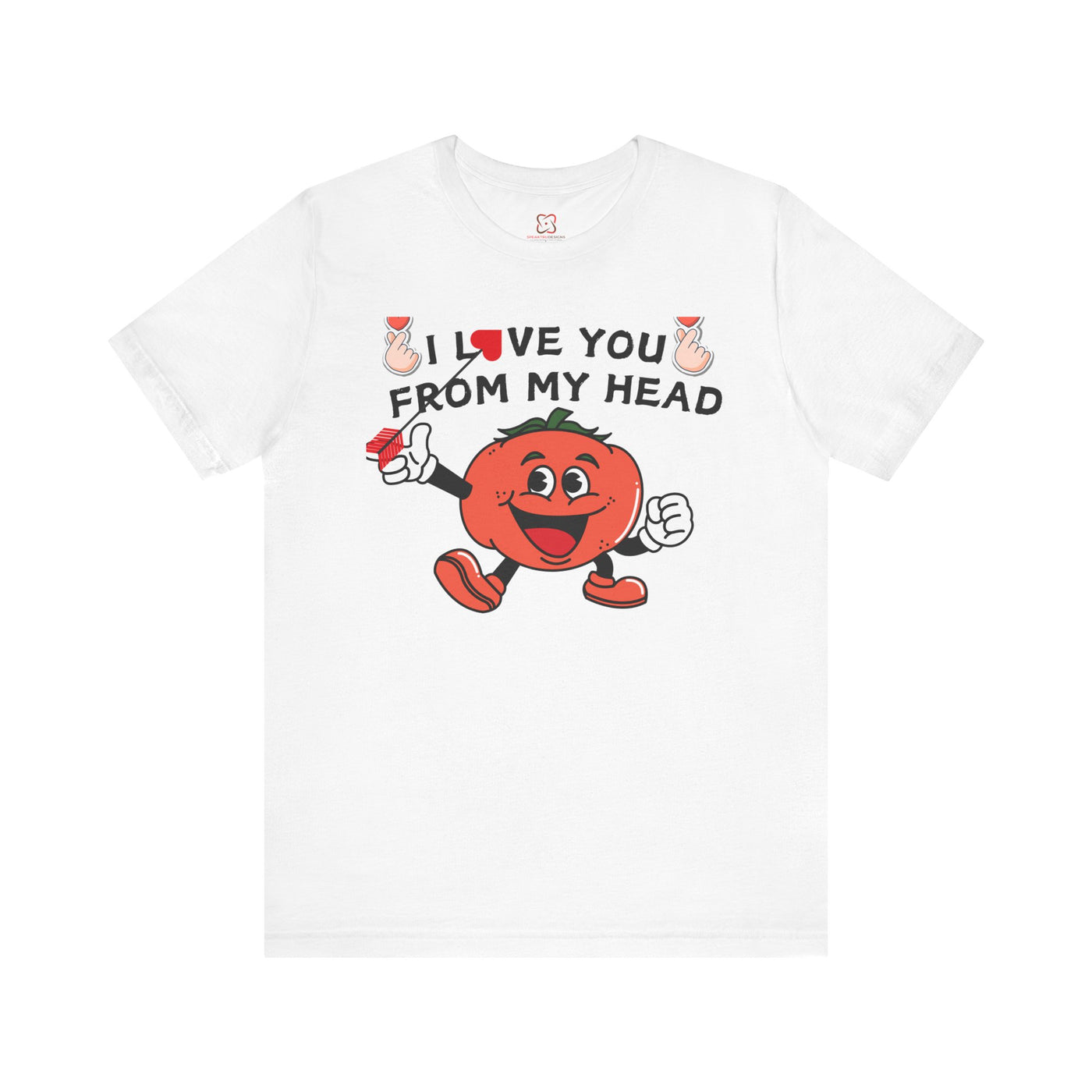 I Love You From My Head To My Toes Valentine's Day T-Shirt - Cute & Romantic Couple Tee"