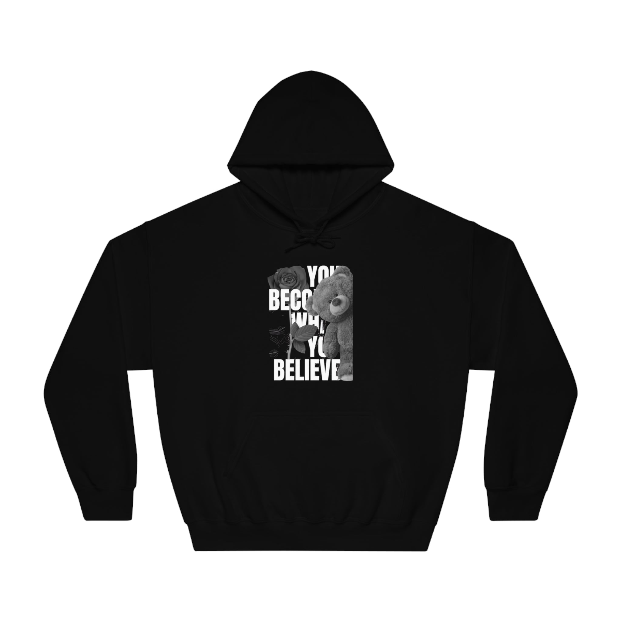 You Become What You Believe' Hoodie - Inspiring Confidence and Style, Empowerment Fashion, Believe In Yourself