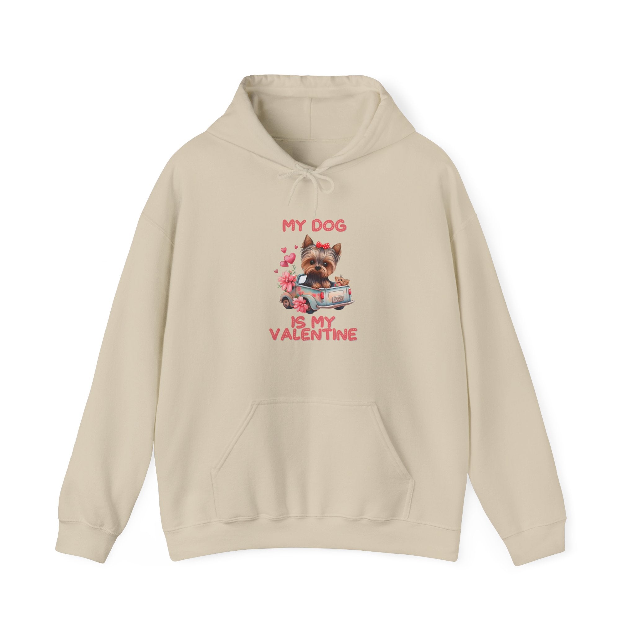 My Dog is My Valentine Hoodie – Cozy & Stylish Pet Lover's Apparel for Valentine's Day